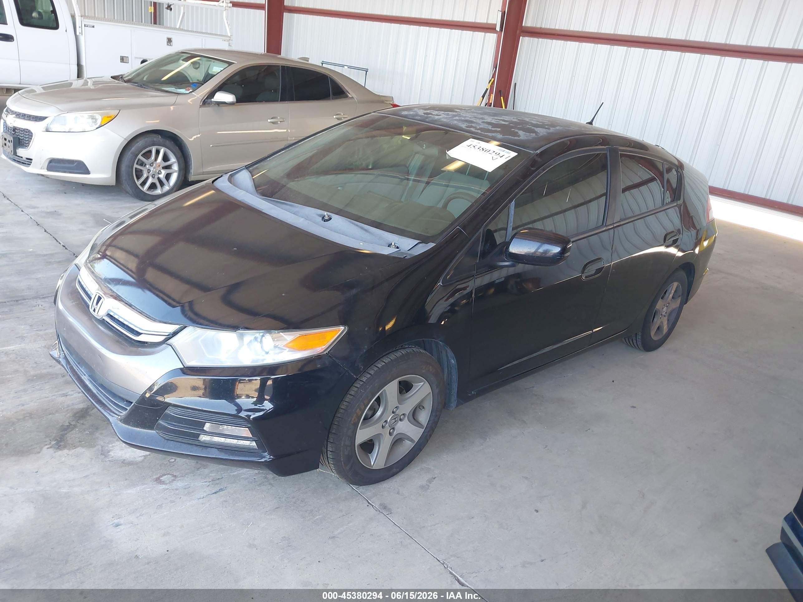 2012 Honda Insight   Black vin: JHMZE2H39CS004638