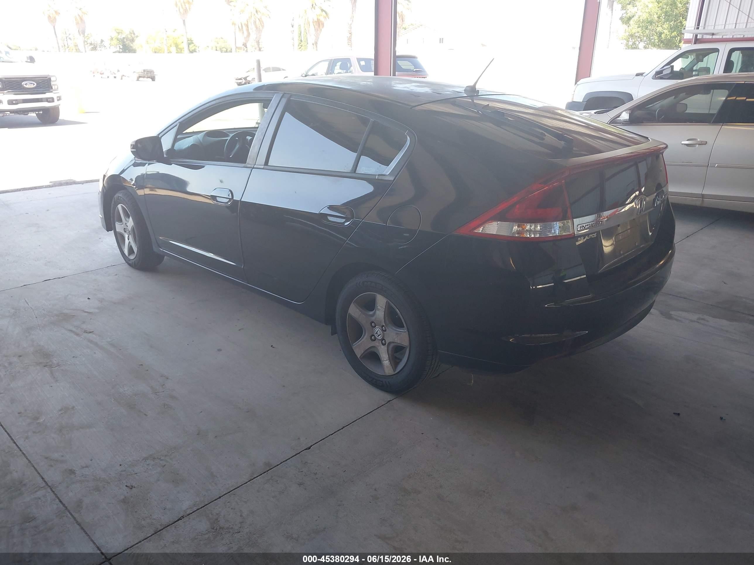 2012 Honda Insight   Black vin: JHMZE2H39CS004638