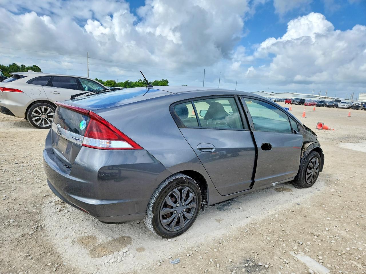 2012 Honda Insight Gray vin: JHMZE2H39CS005854