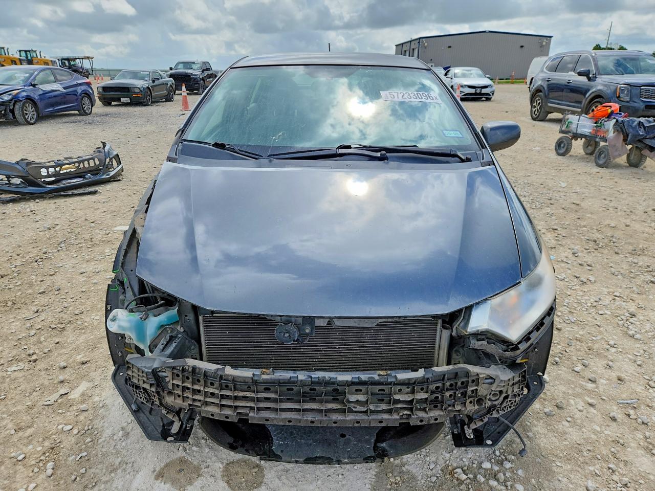 2012 Honda Insight Gray vin: JHMZE2H39CS005854