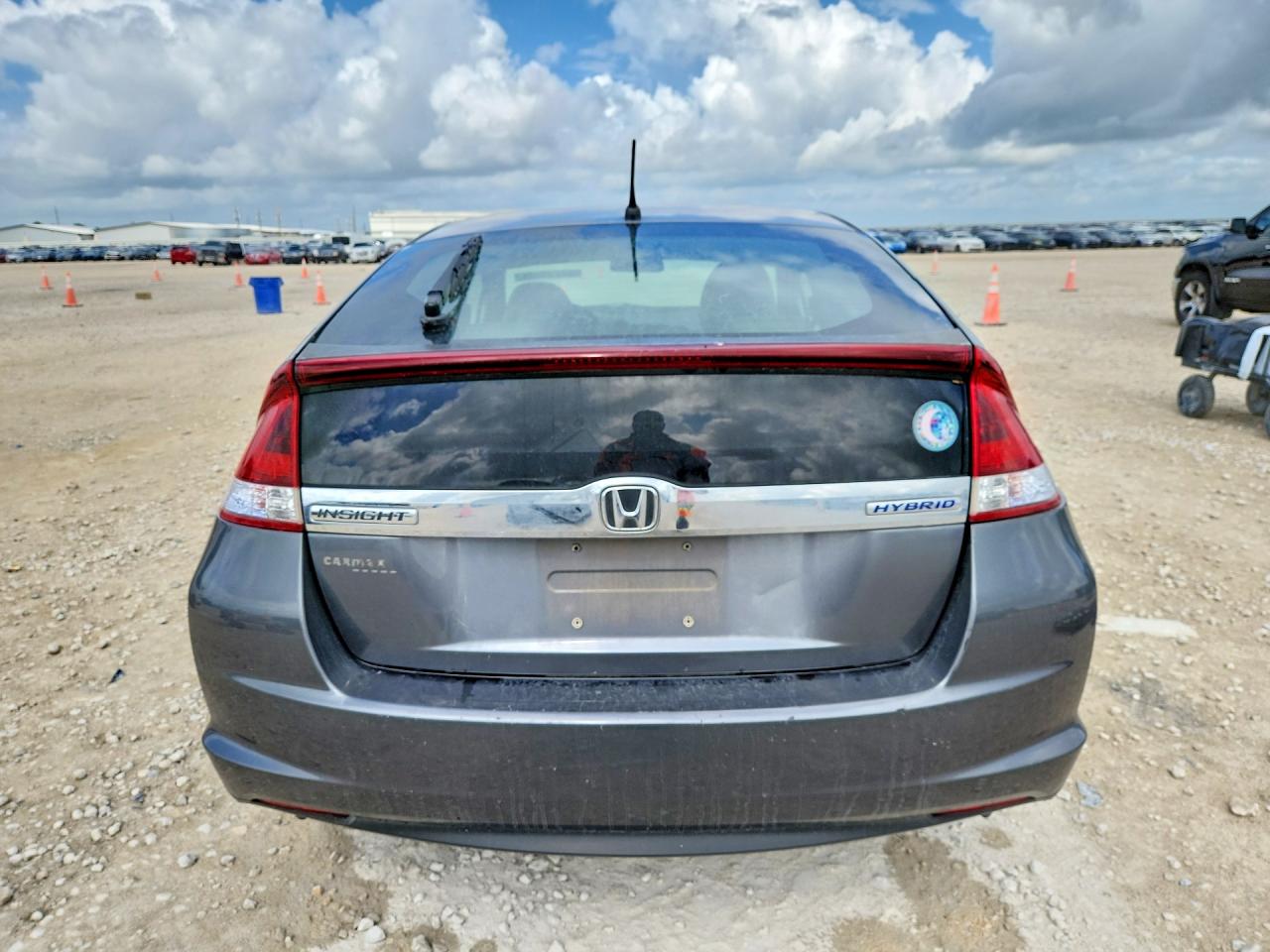 2012 Honda Insight Gray vin: JHMZE2H39CS005854