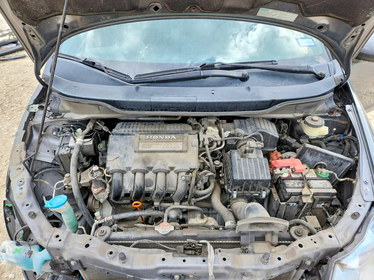 2012 Honda Insight Gray vin: JHMZE2H39CS005854