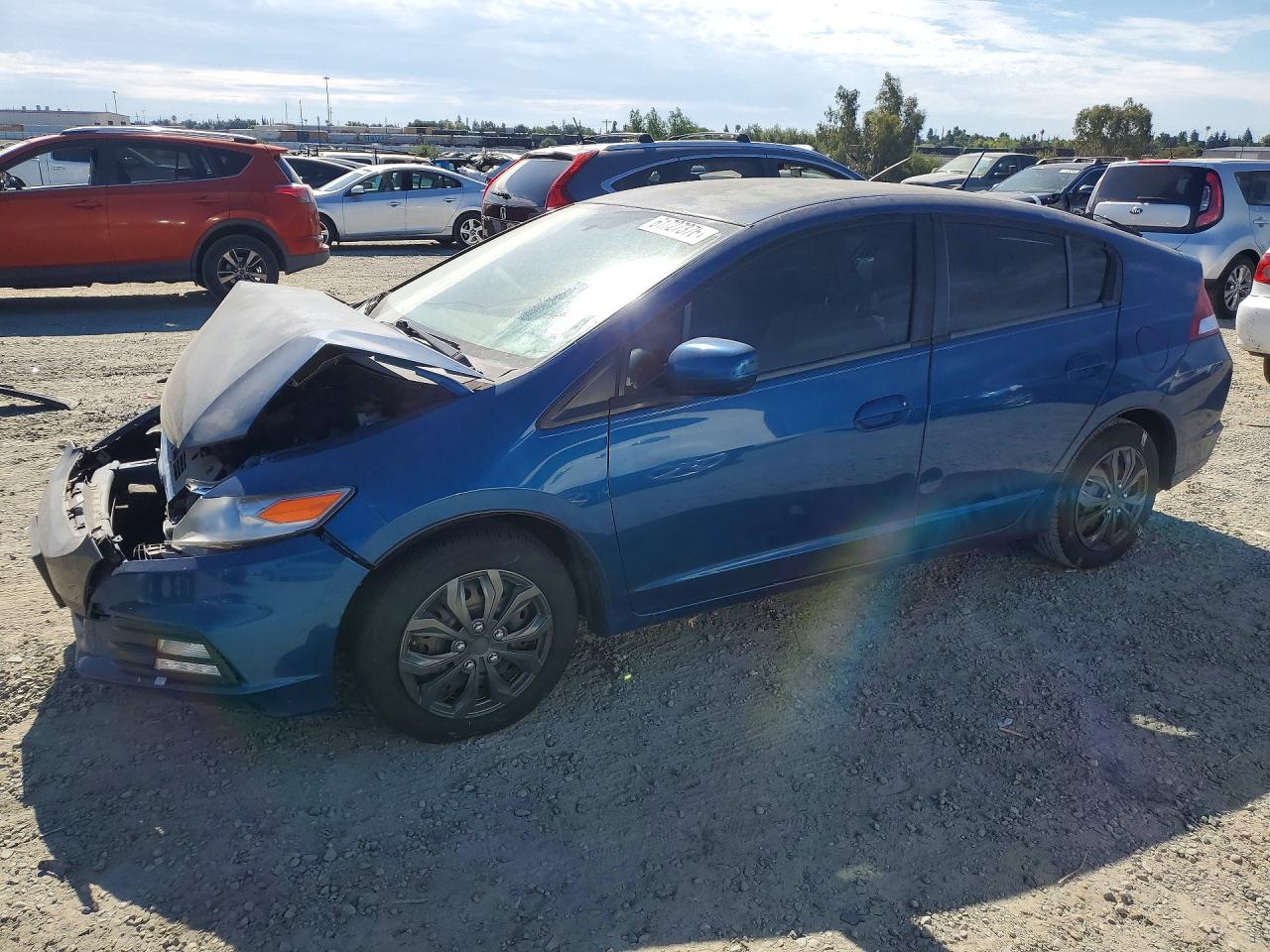 2012 Honda Insight Blue vin: JHMZE2H39CS006034