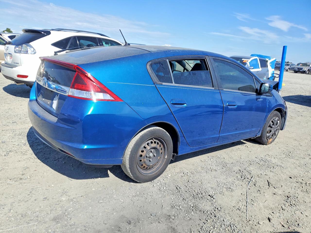 2012 Honda Insight Blue vin: JHMZE2H39CS006034