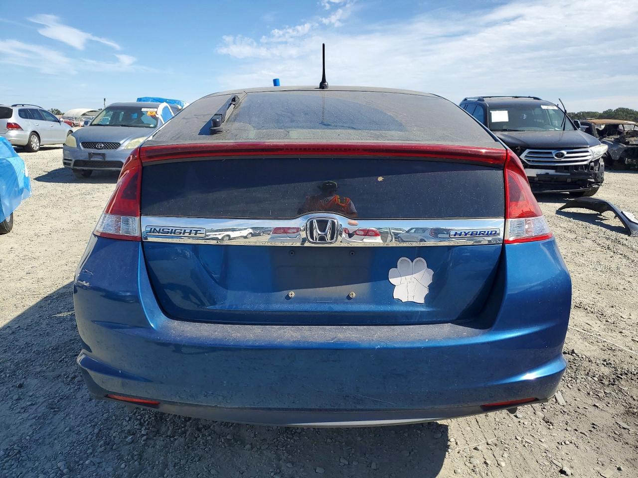 2012 Honda Insight Blue vin: JHMZE2H39CS006034