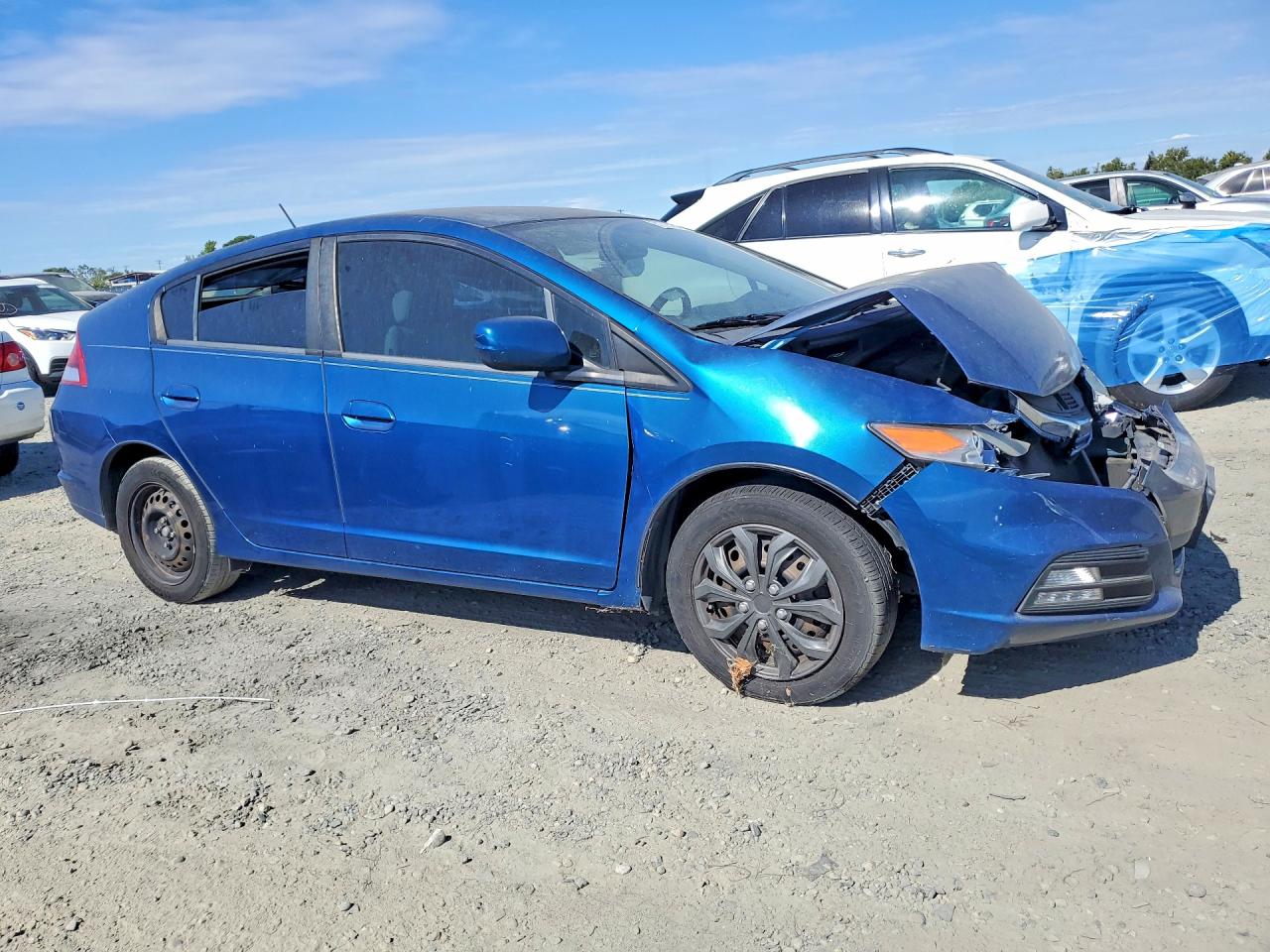 2012 Honda Insight Blue vin: JHMZE2H39CS006034