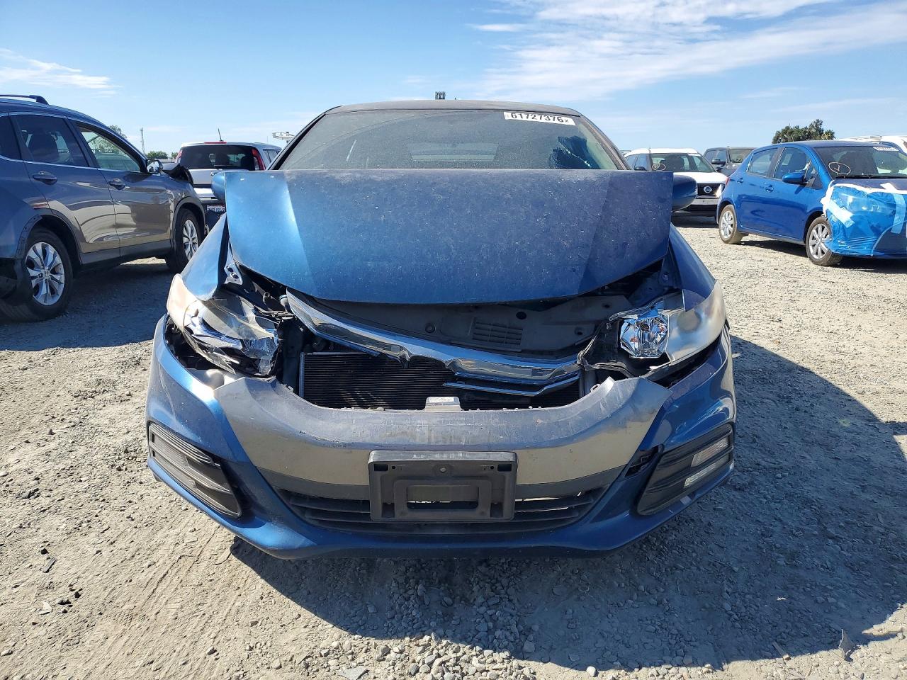 2012 Honda Insight Blue vin: JHMZE2H39CS006034