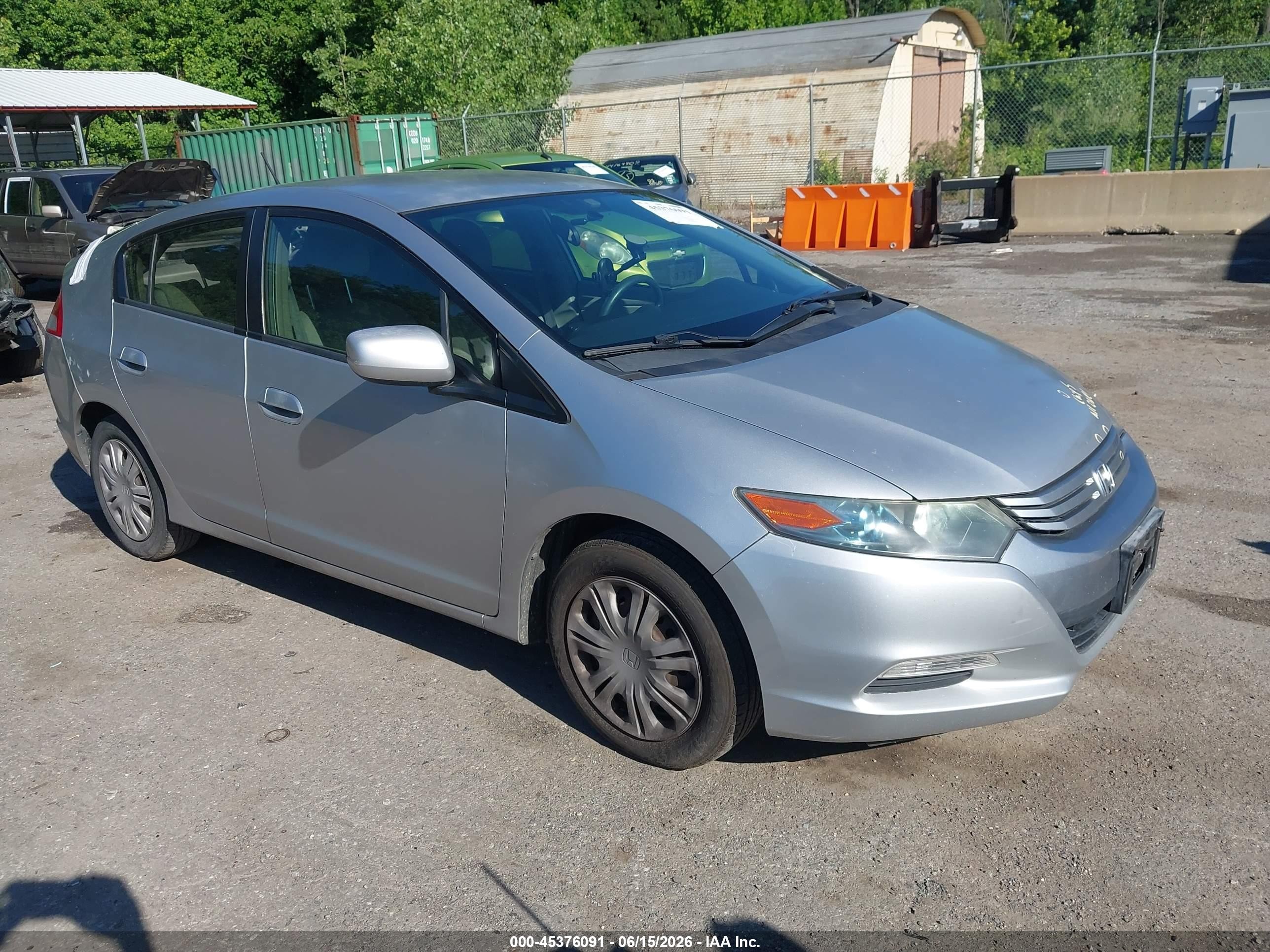 2010 Honda Insight Lx Silver vin: JHMZE2H50AS003747