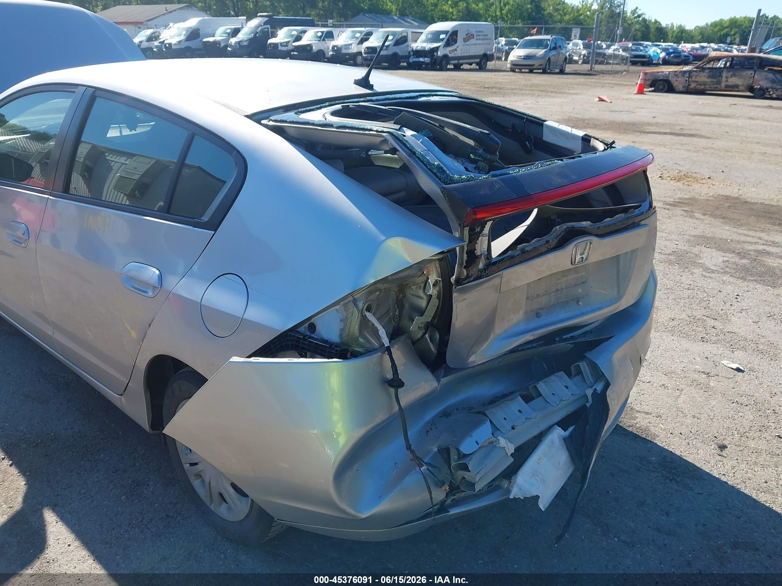 2010 Honda Insight Lx Silver vin: JHMZE2H50AS003747