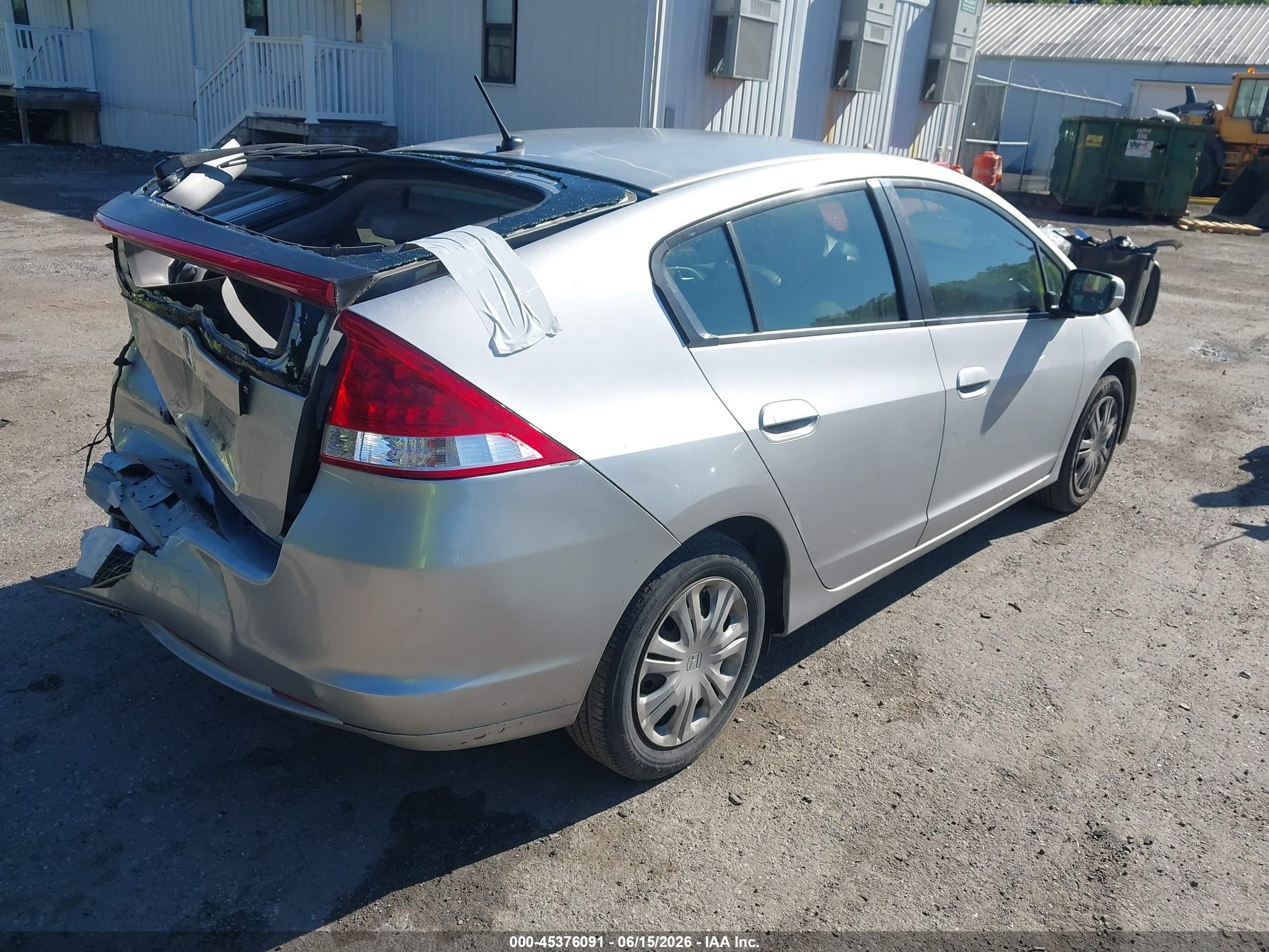 2010 Honda Insight Lx Silver vin: JHMZE2H50AS003747