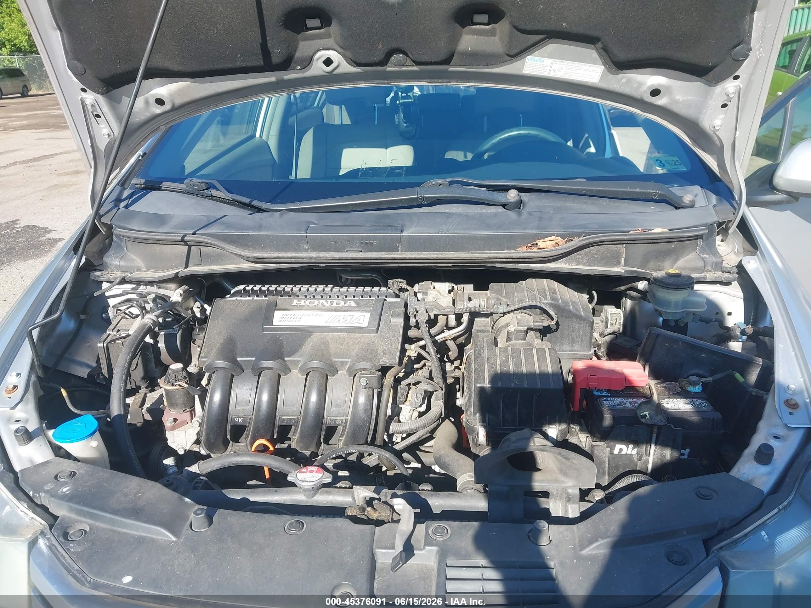 2010 Honda Insight Lx Silver vin: JHMZE2H50AS003747