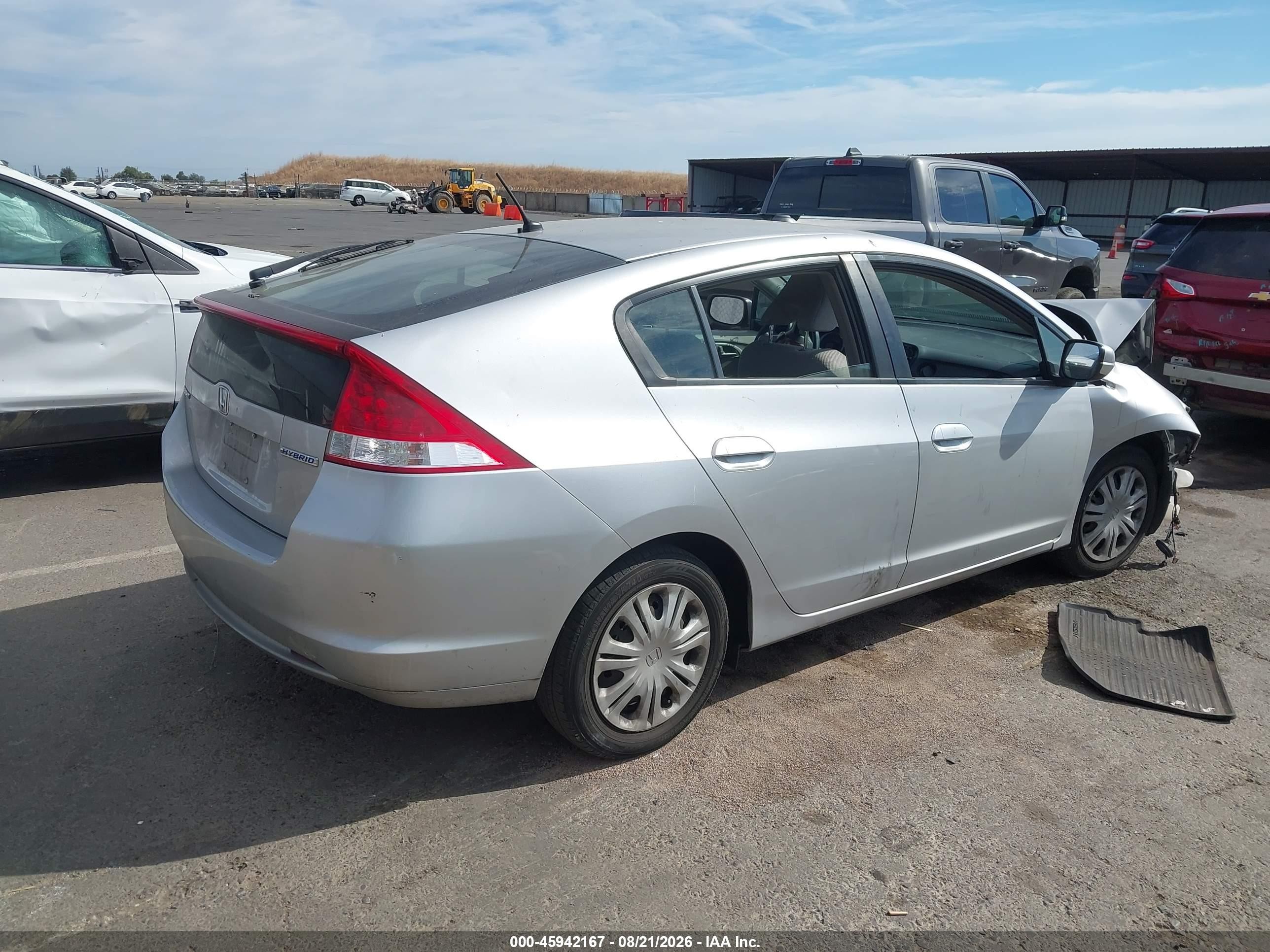 2010 Honda Insight Lx Silver vin: JHMZE2H50AS011749