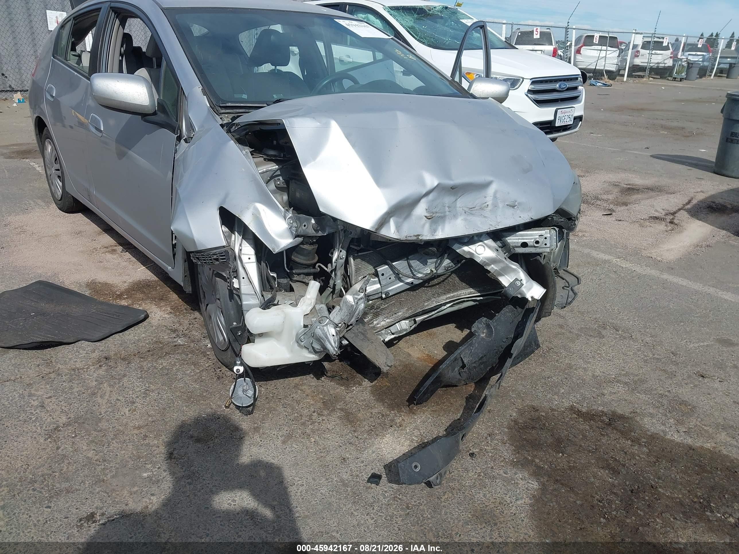 2010 Honda Insight Lx Silver vin: JHMZE2H50AS011749