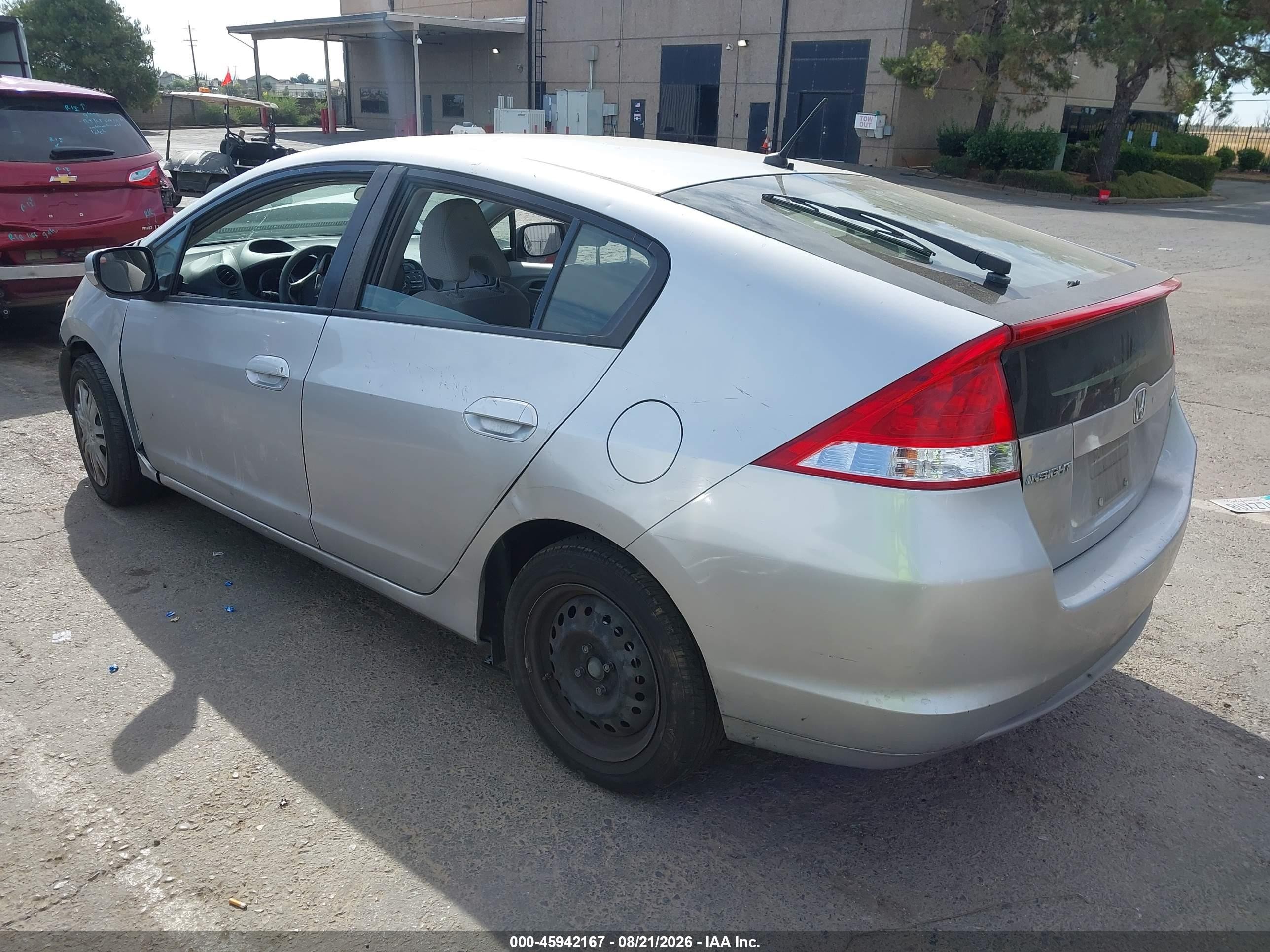 2010 Honda Insight Lx Silver vin: JHMZE2H50AS011749