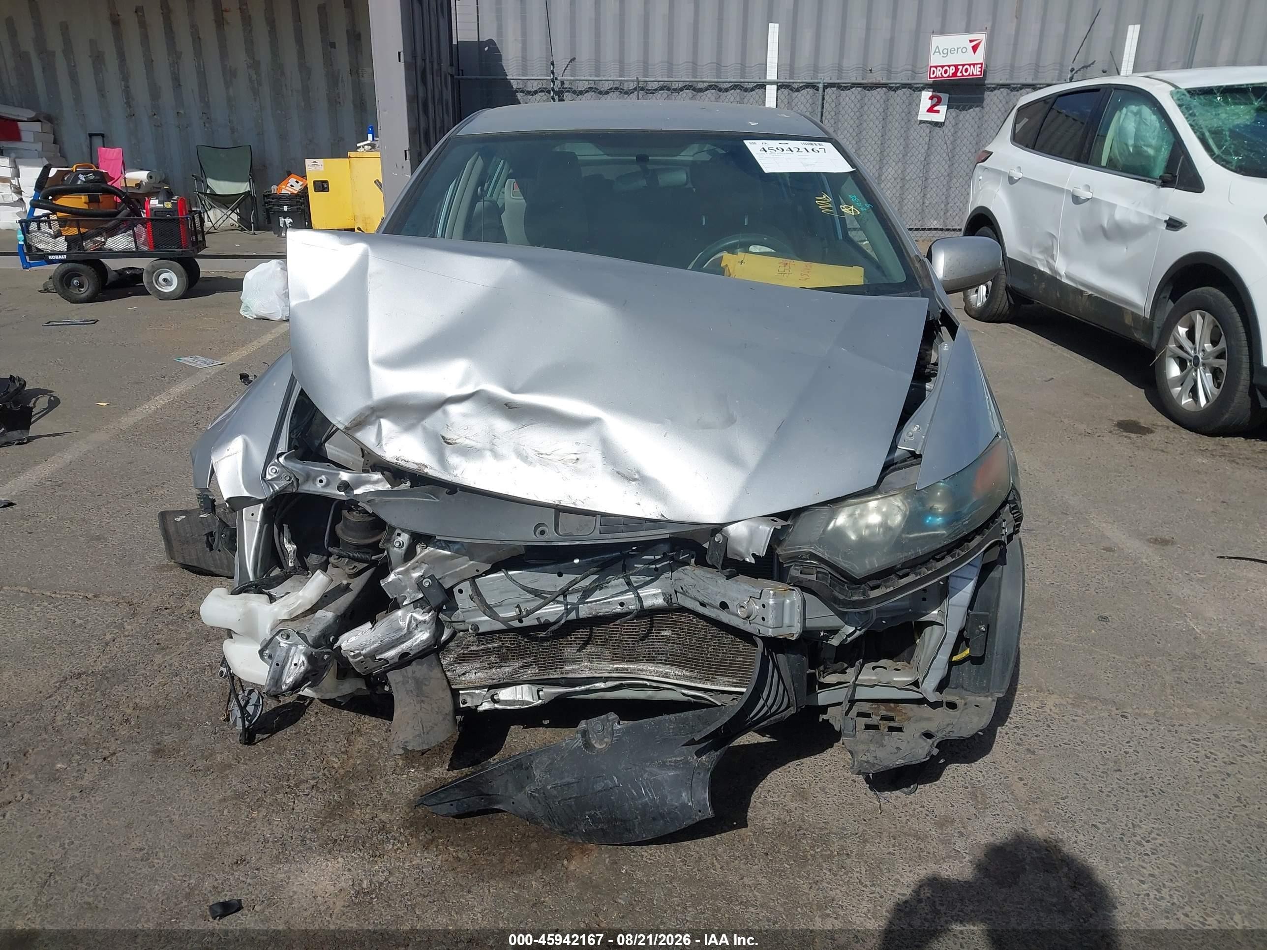 2010 Honda Insight Lx Silver vin: JHMZE2H50AS011749