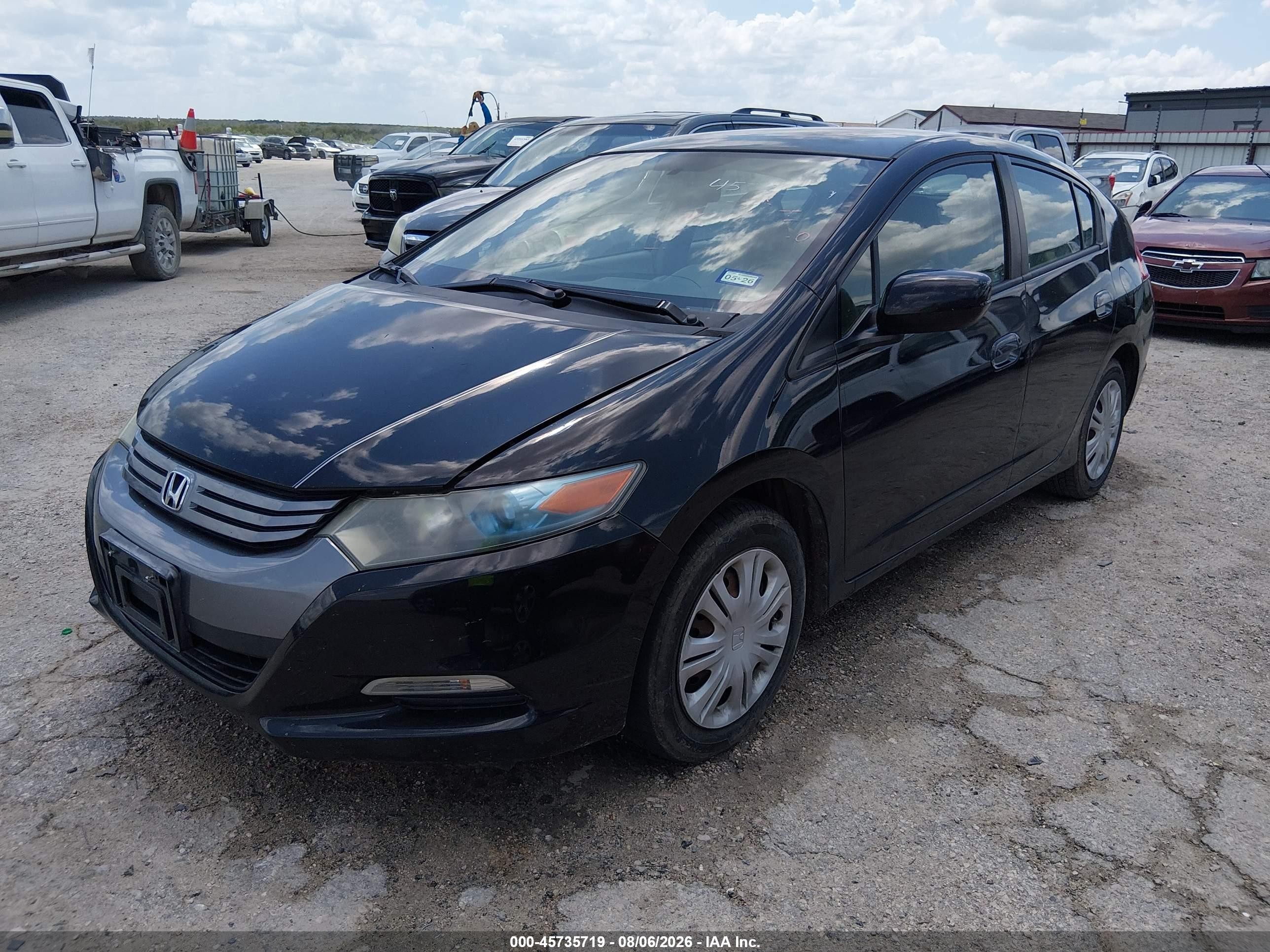 2010 Honda Insight Lx Черный vin: JHMZE2H50AS014389