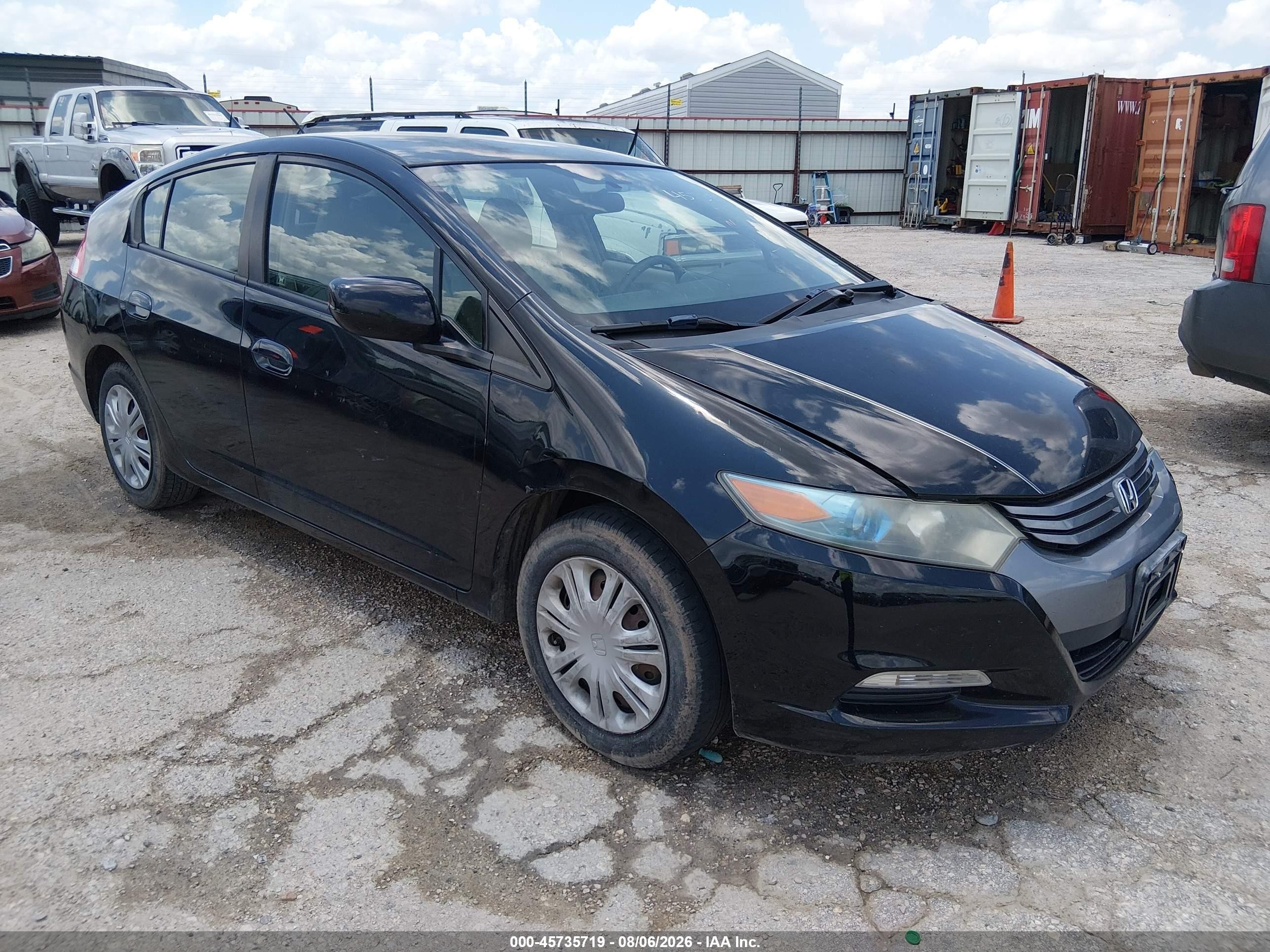 2010 Honda Insight Lx Черный vin: JHMZE2H50AS014389