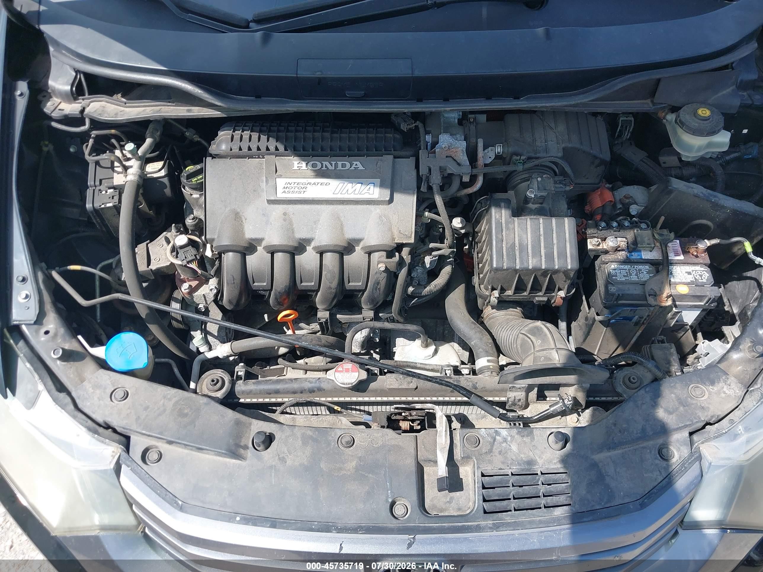 2010 Honda Insight Lx Черный vin: JHMZE2H50AS014389