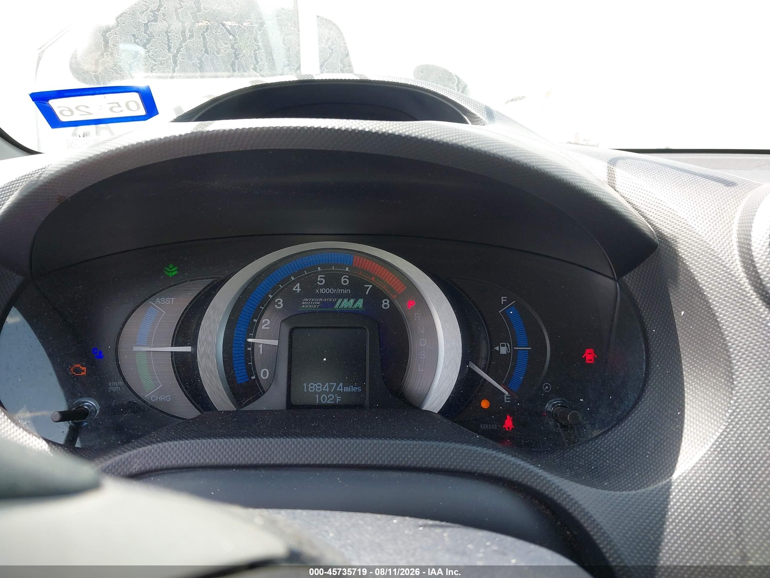 2010 Honda Insight Lx Черный vin: JHMZE2H50AS014389