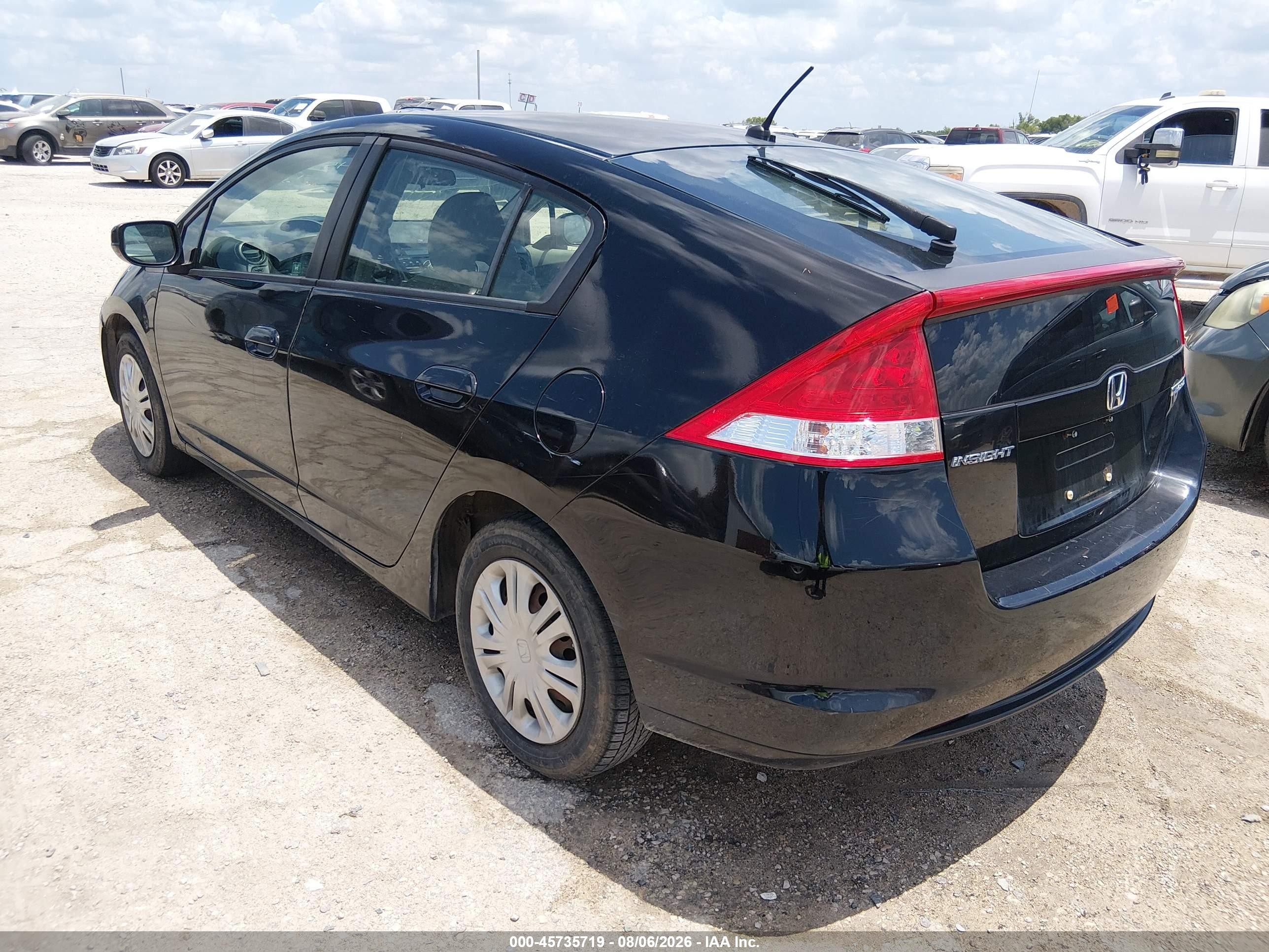 2010 Honda Insight Lx Черный vin: JHMZE2H50AS014389