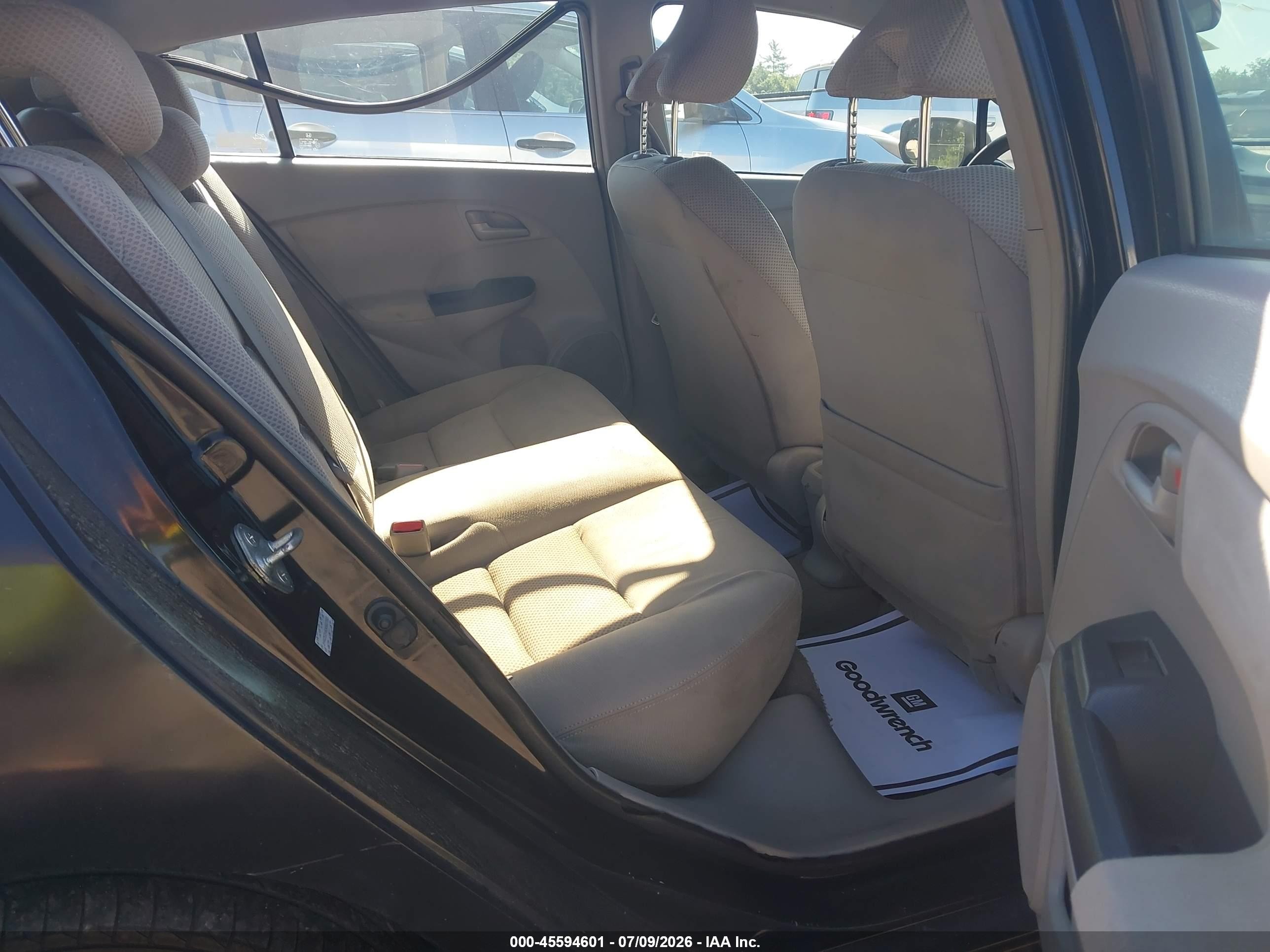 2010 Honda Insight Lx Black vin: JHMZE2H50AS027563