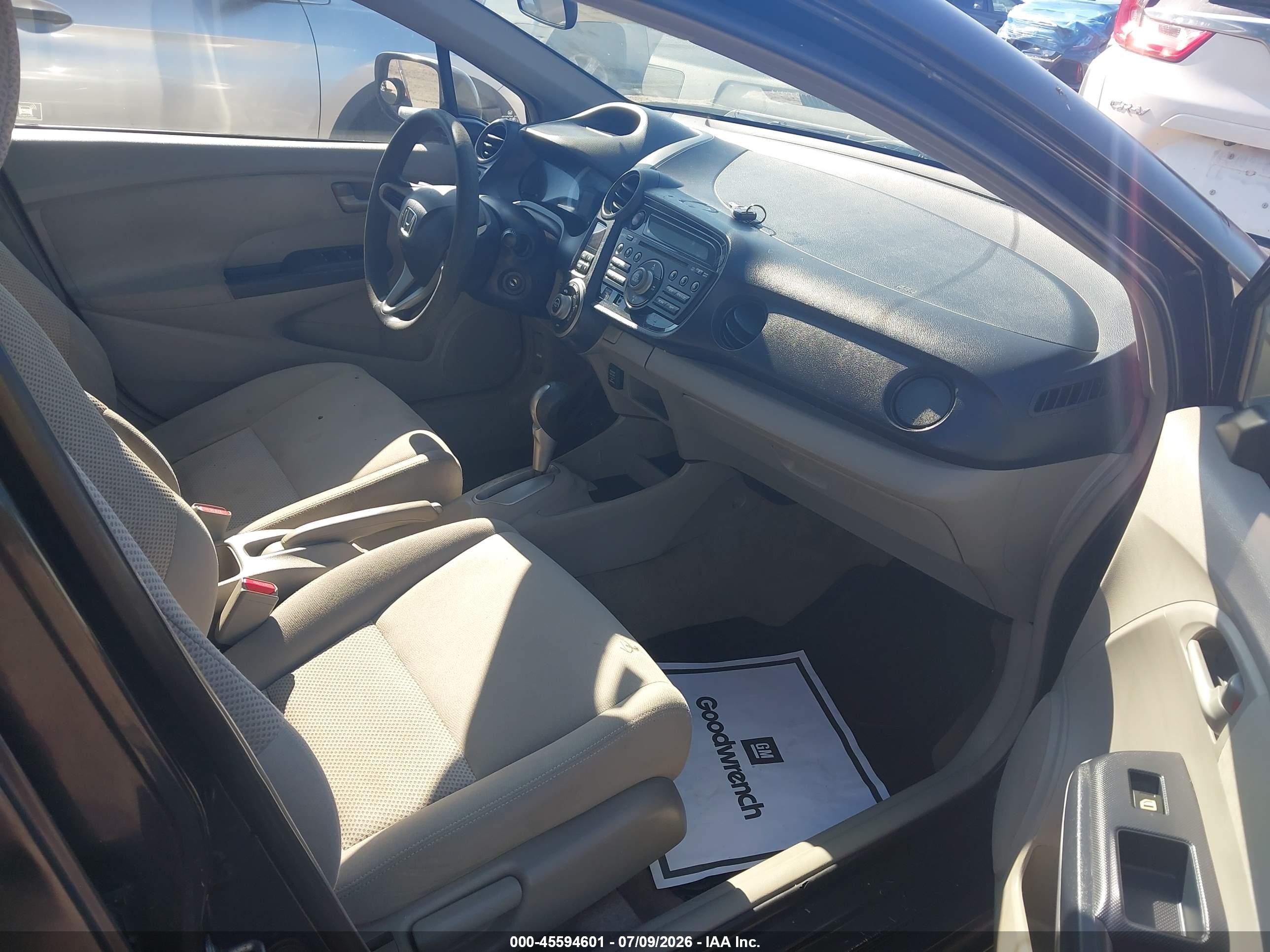 2010 Honda Insight Lx Black vin: JHMZE2H50AS027563