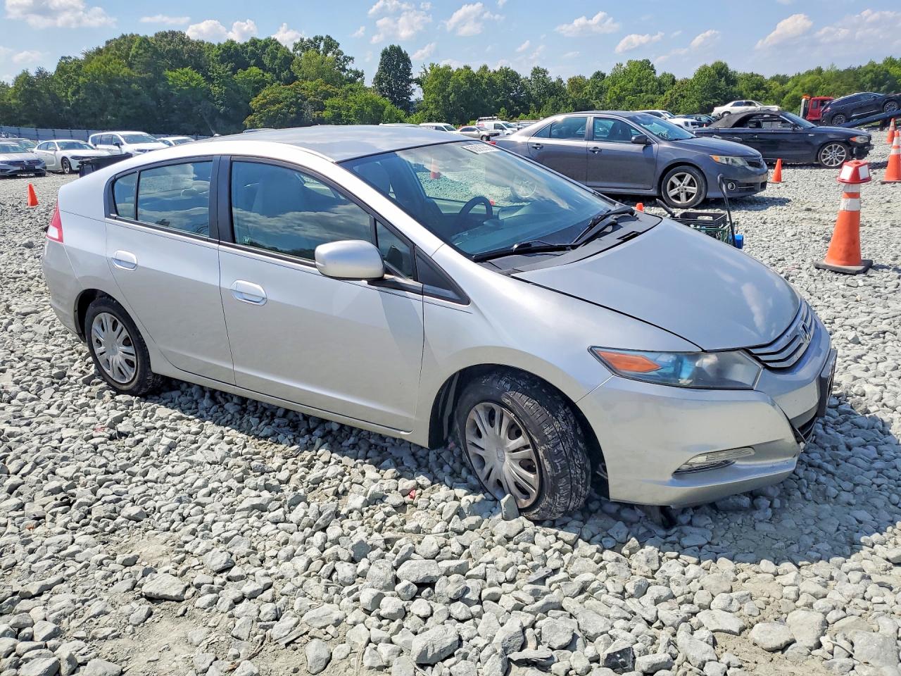 2010 Honda Insight Lx Silver vin: JHMZE2H50AS042872