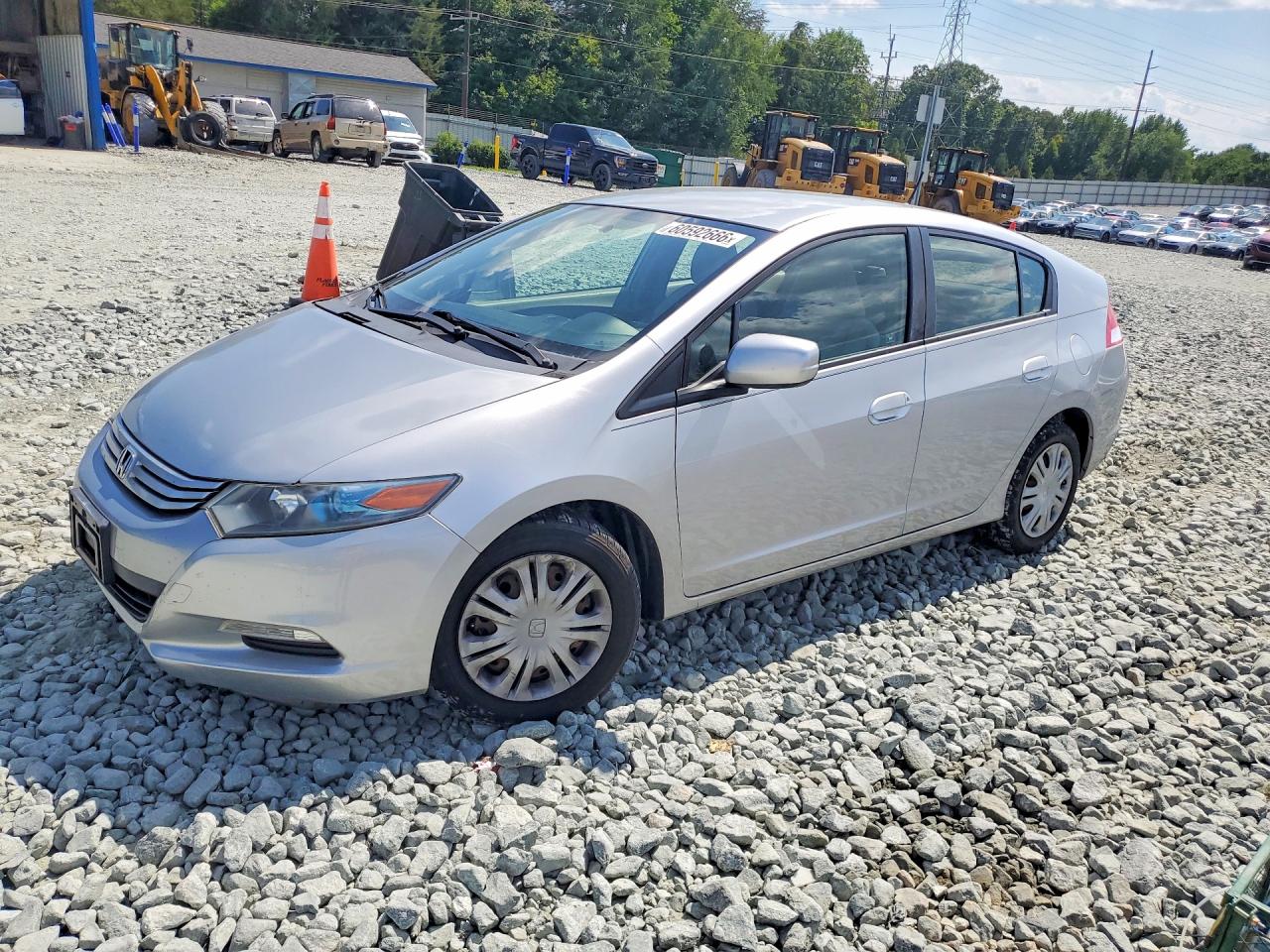 2010 Honda Insight Lx Silver vin: JHMZE2H50AS042872