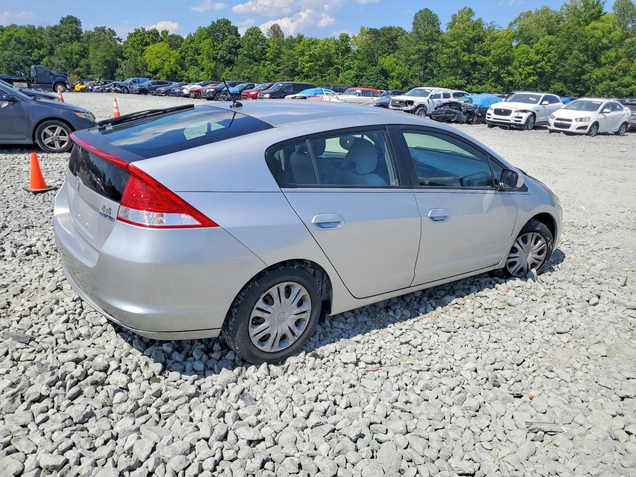 2010 Honda Insight Lx Silver vin: JHMZE2H50AS042872