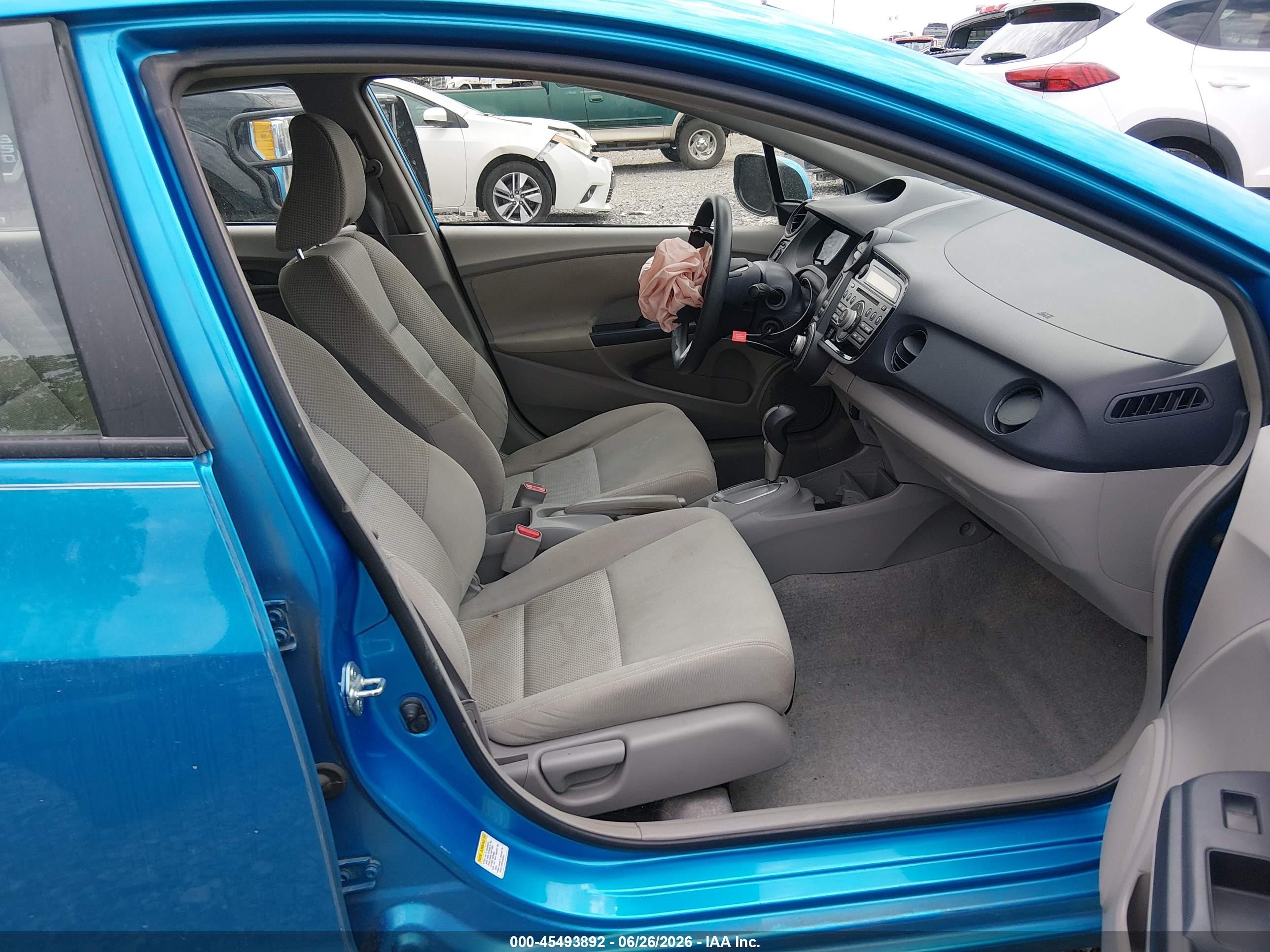 2010 Honda Insight Lx Blue vin: JHMZE2H51AS003272