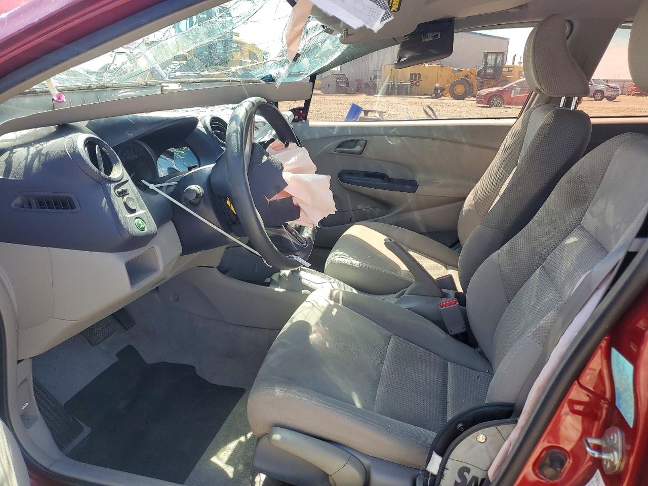 2010 Honda Insight Lx Maroon vin: JHMZE2H51AS007760