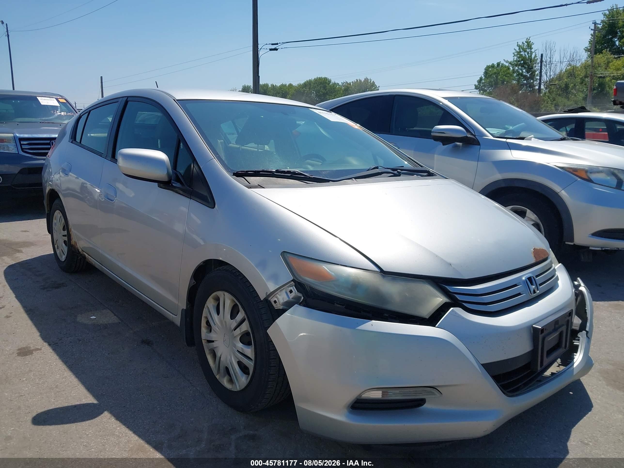 2010 Honda Insight Lx Silver vin: JHMZE2H51AS008200
