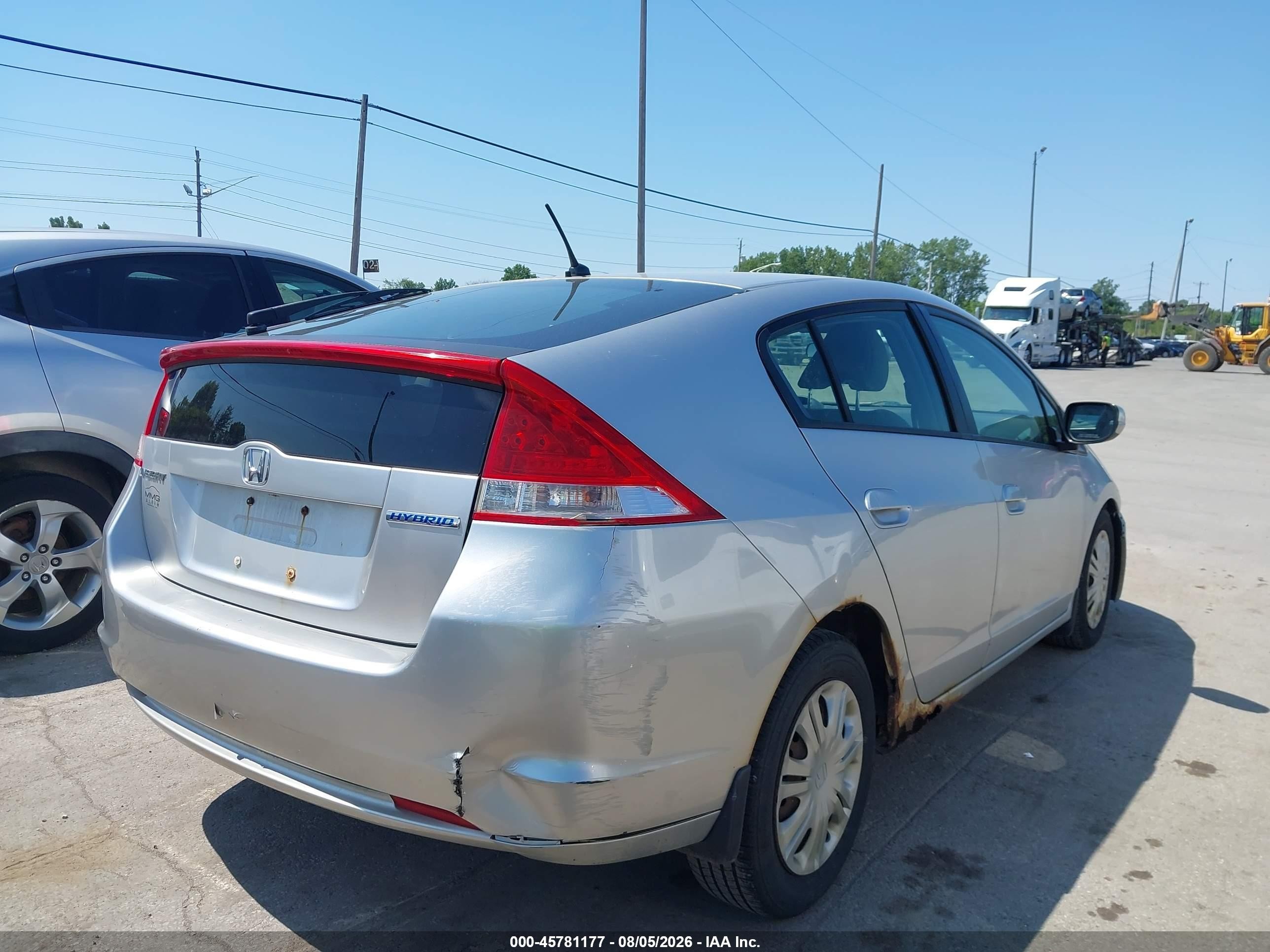 2010 Honda Insight Lx Silver vin: JHMZE2H51AS008200