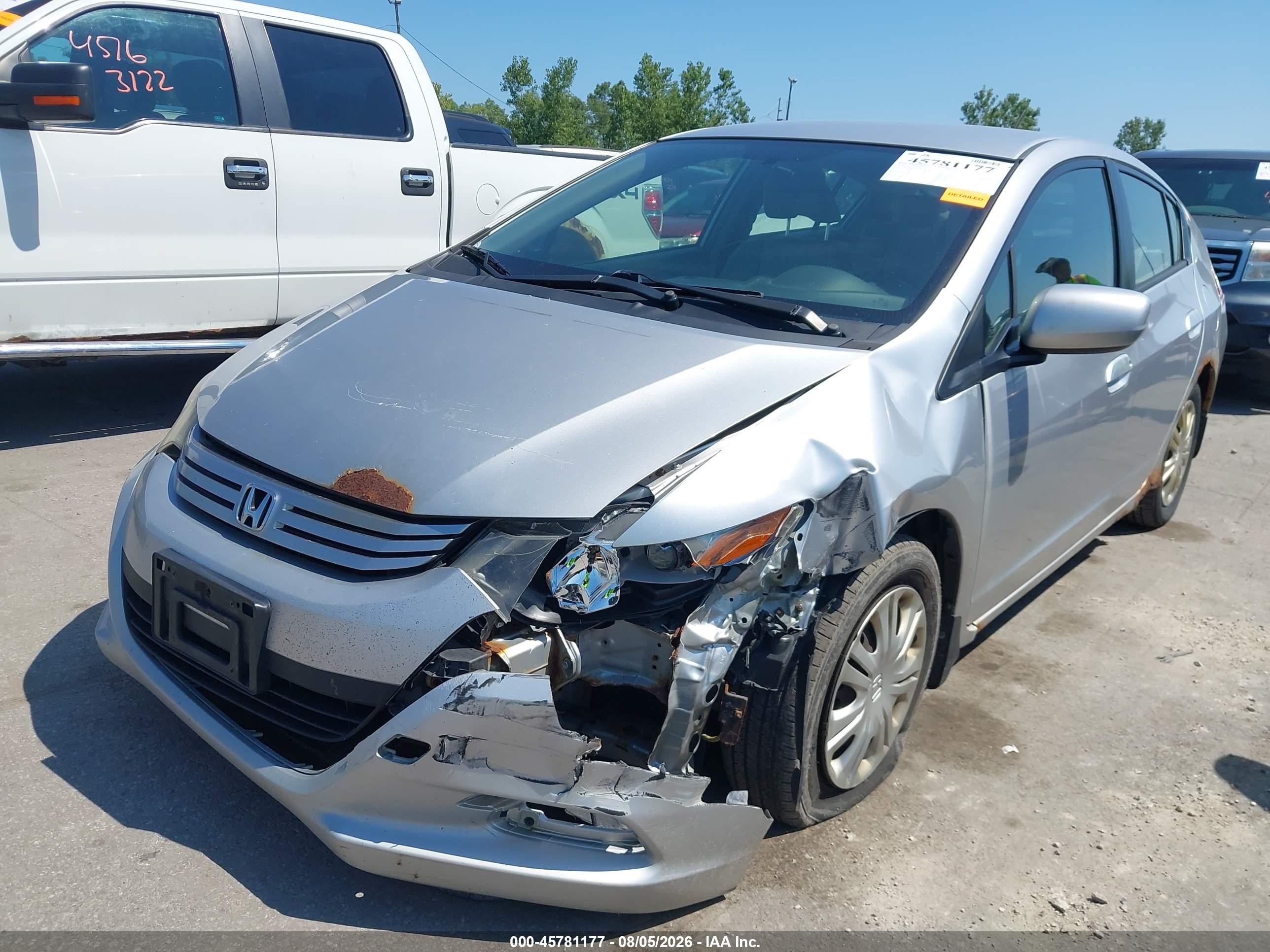 2010 Honda Insight Lx Silver vin: JHMZE2H51AS008200