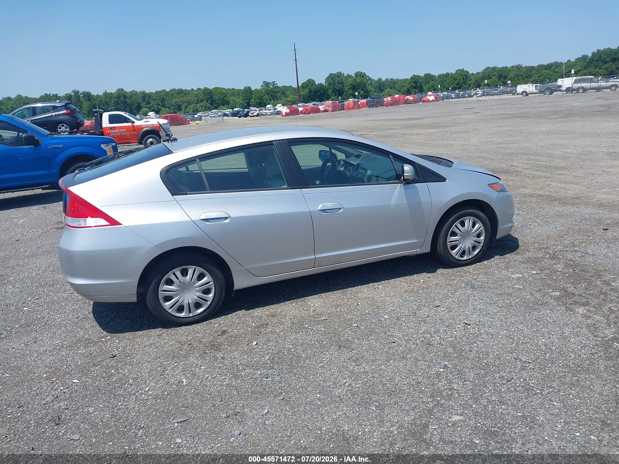 2010 Honda Insight Lx Silver vin: JHMZE2H51AS030987