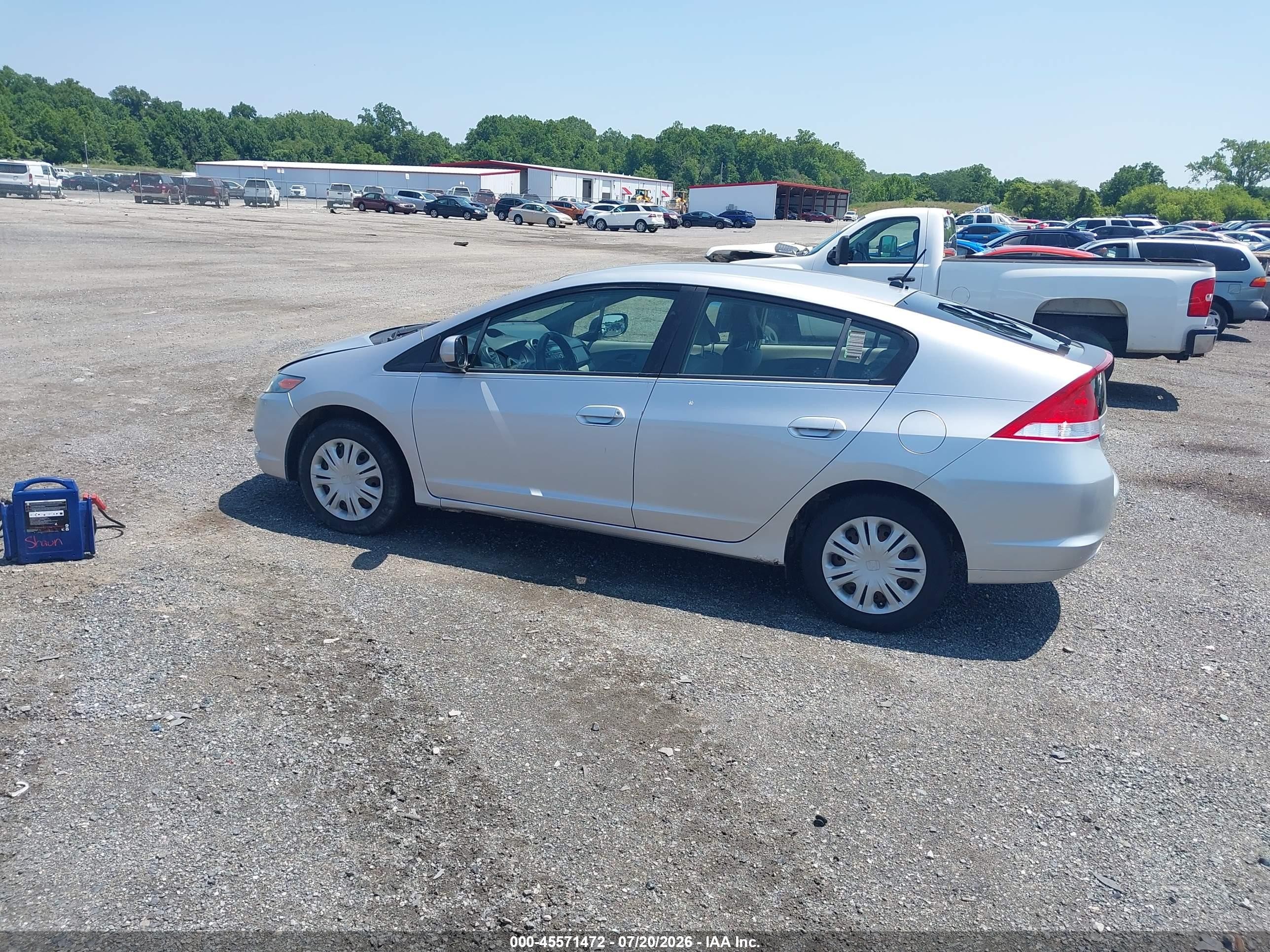 2010 Honda Insight Lx Silver vin: JHMZE2H51AS030987