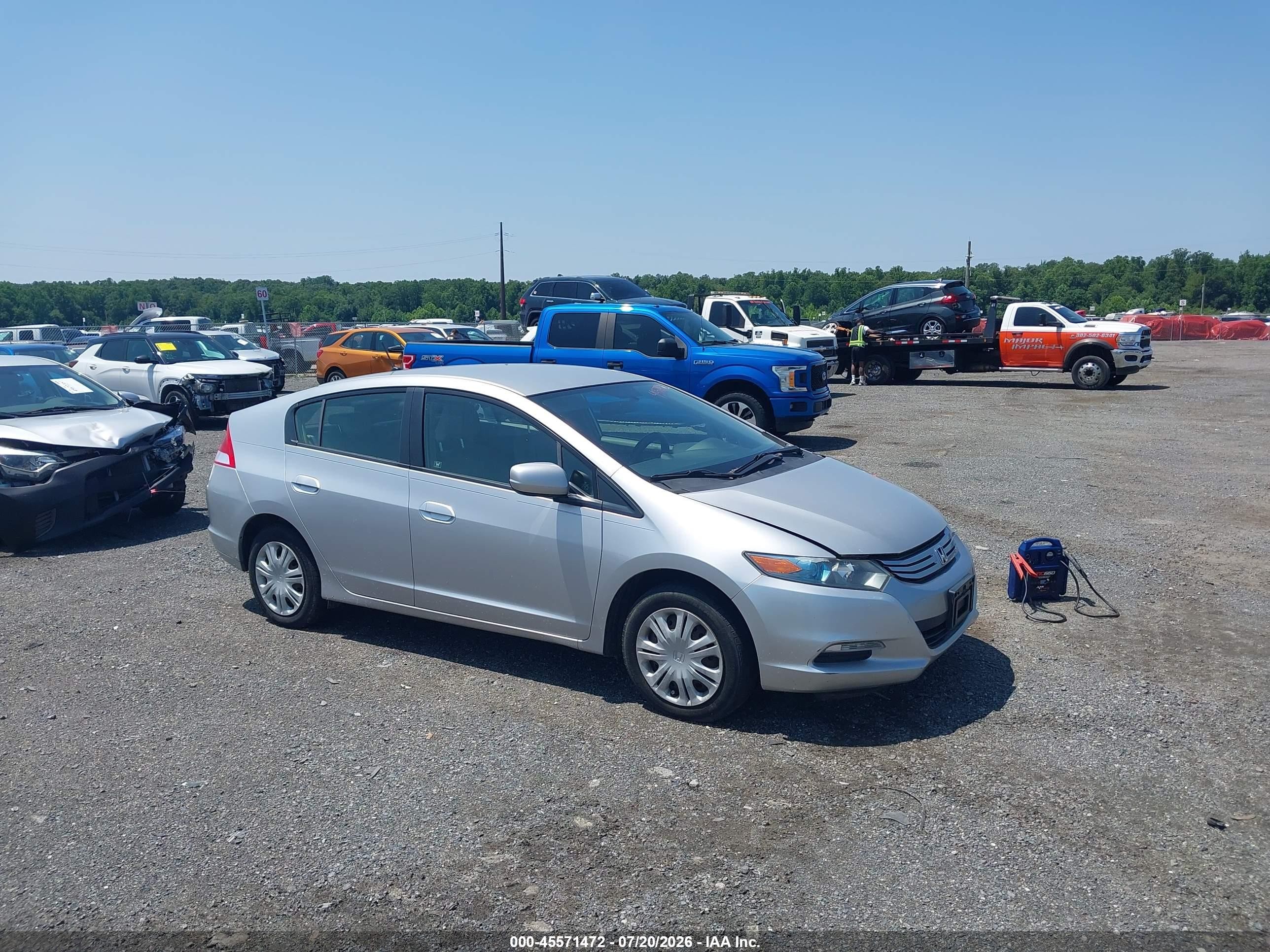 2010 Honda Insight Lx Silver vin: JHMZE2H51AS030987