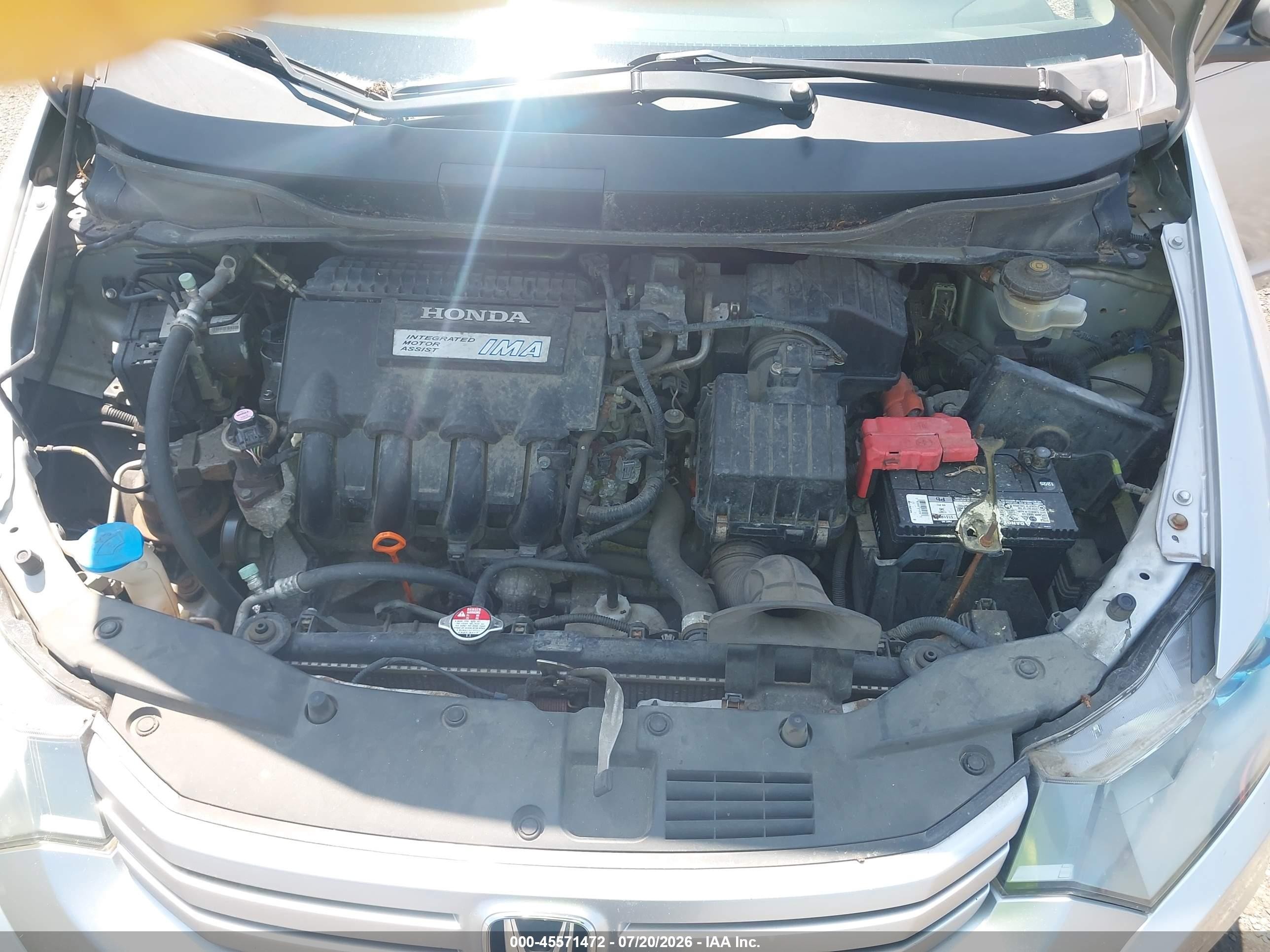 2010 Honda Insight Lx Silver vin: JHMZE2H51AS030987