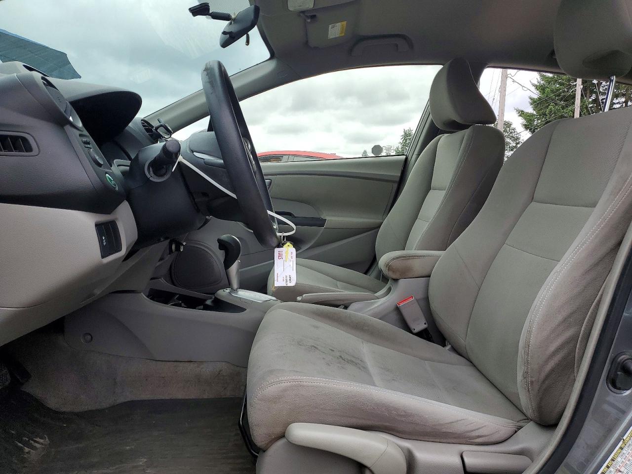 2013 Honda Insight Lx Gray vin: JHMZE2H51DS000974