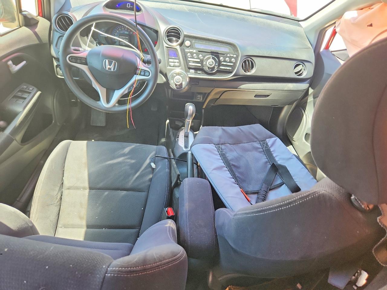 2014 Honda Insight Lx Red vin: JHMZE2H51ES002838