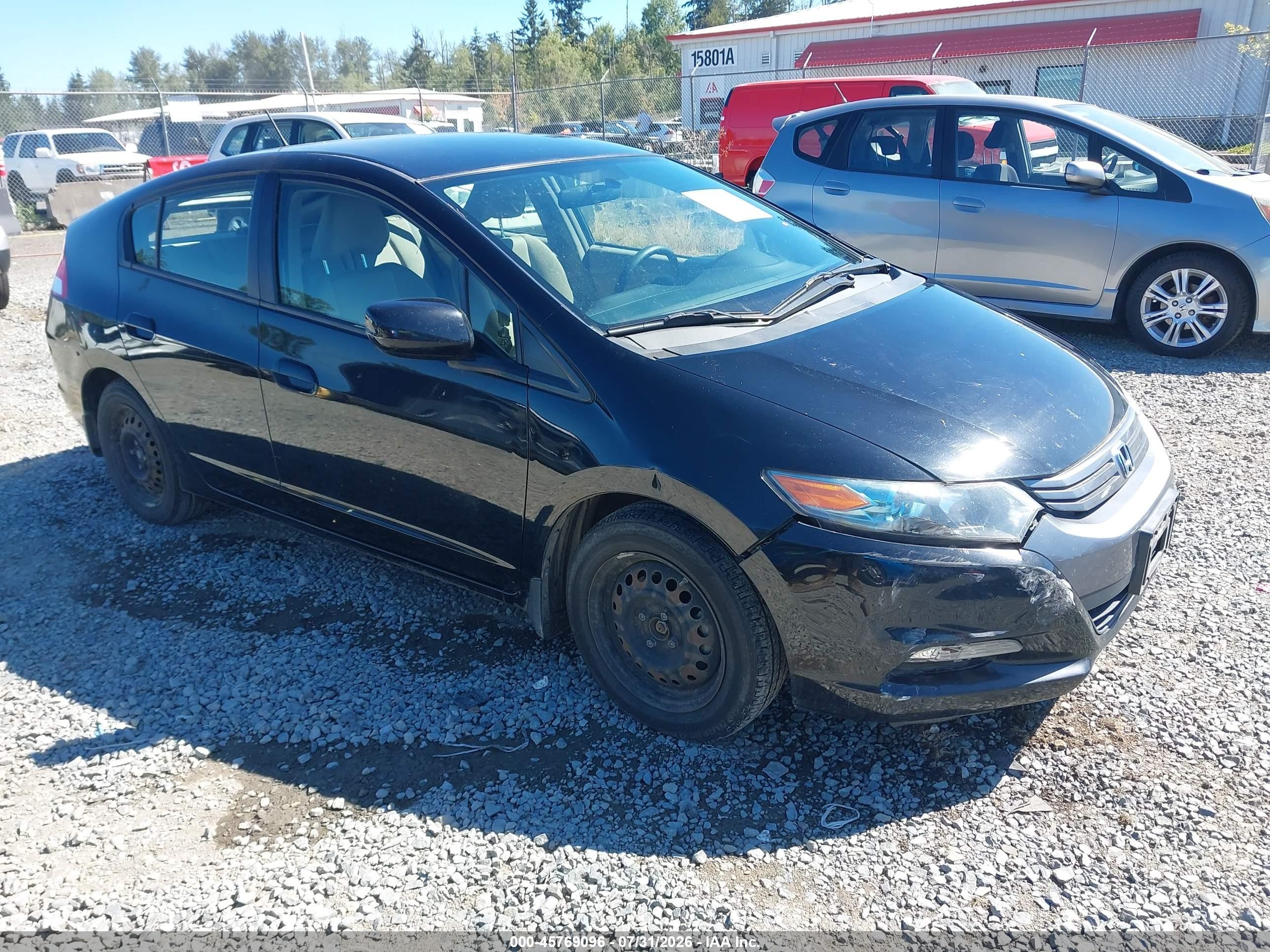 2010 Honda Insight Lx Black vin: JHMZE2H52AS000641