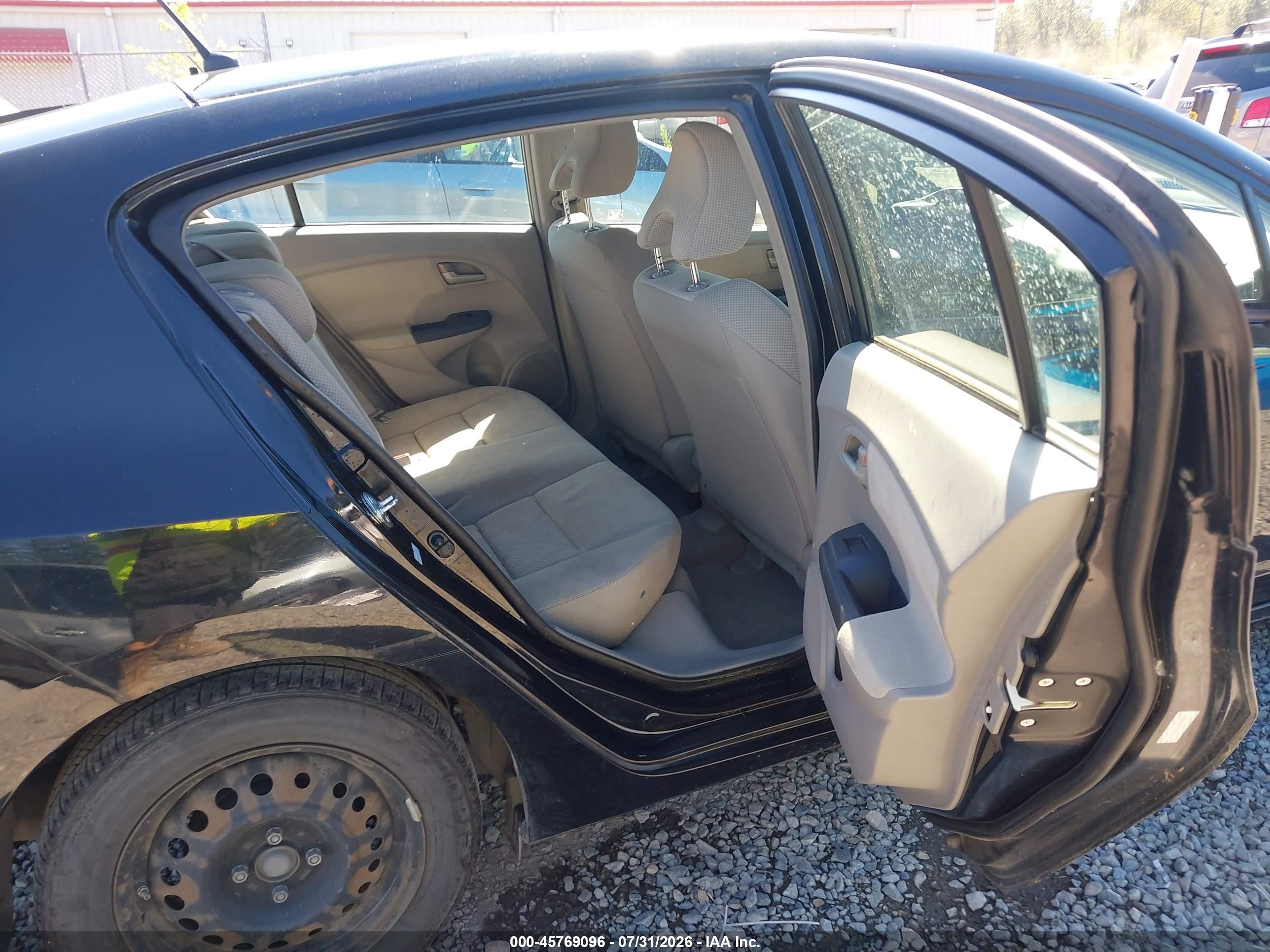 2010 Honda Insight Lx Black vin: JHMZE2H52AS000641