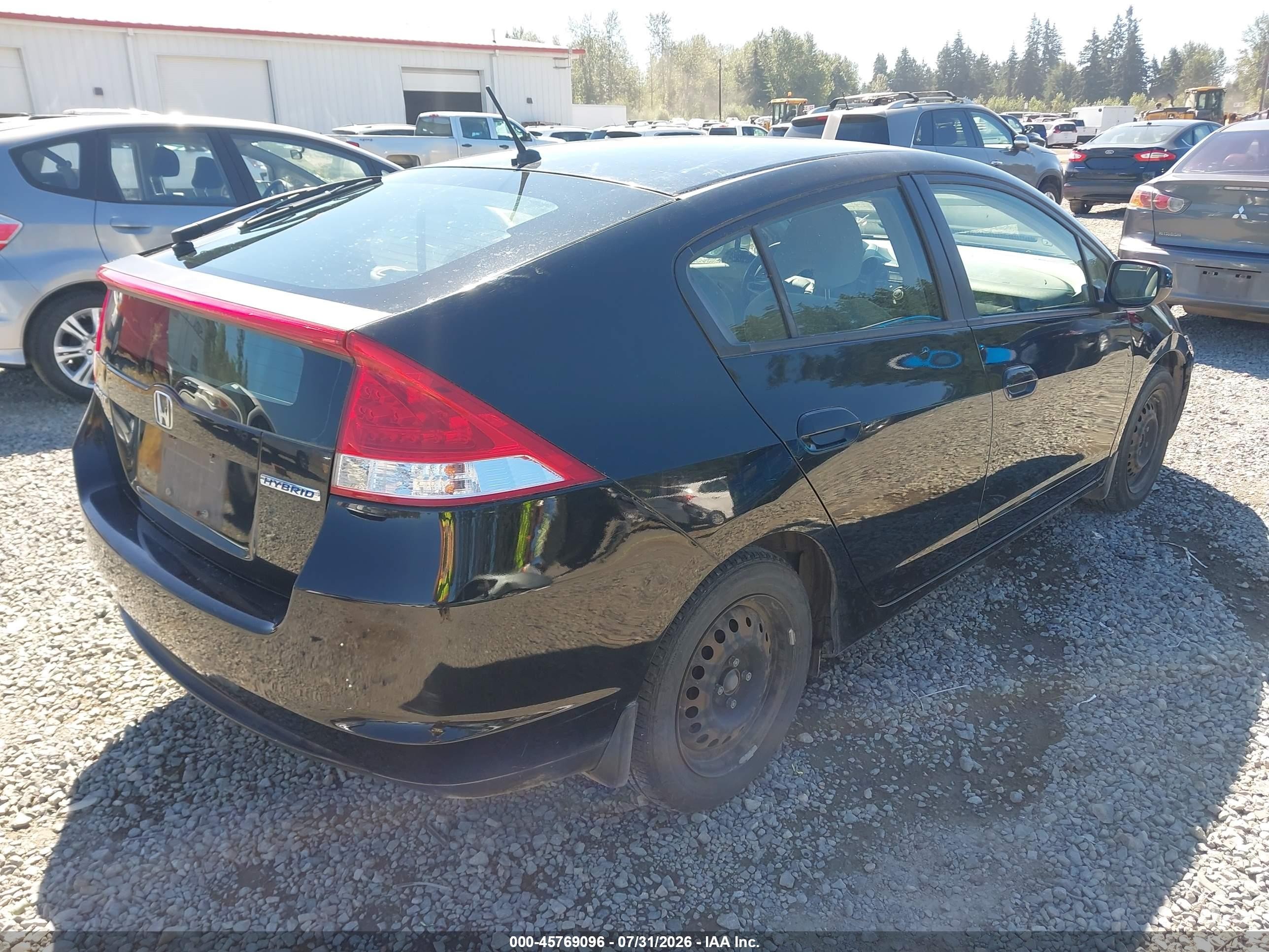 2010 Honda Insight Lx Black vin: JHMZE2H52AS000641