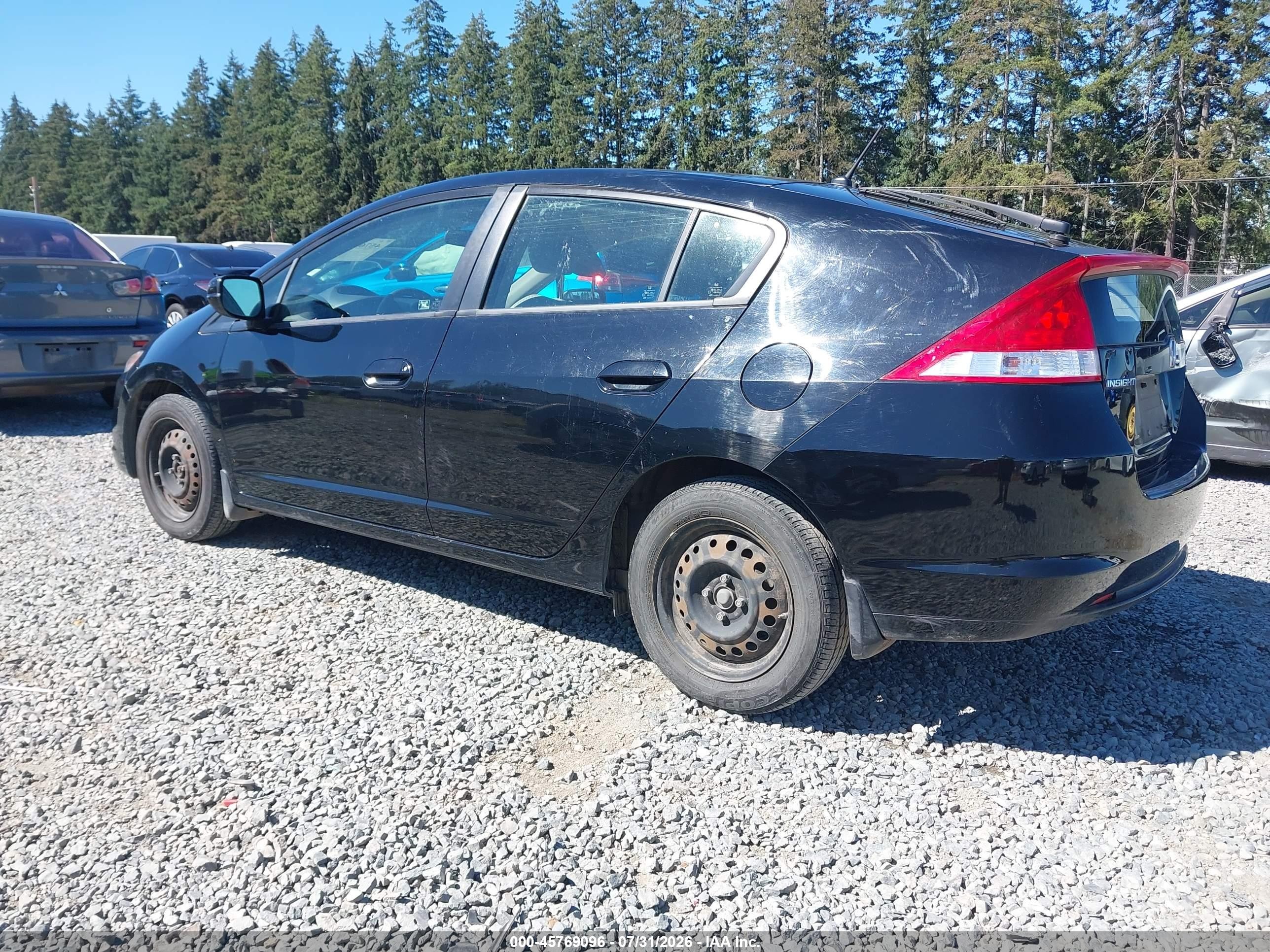 2010 Honda Insight Lx Black vin: JHMZE2H52AS000641