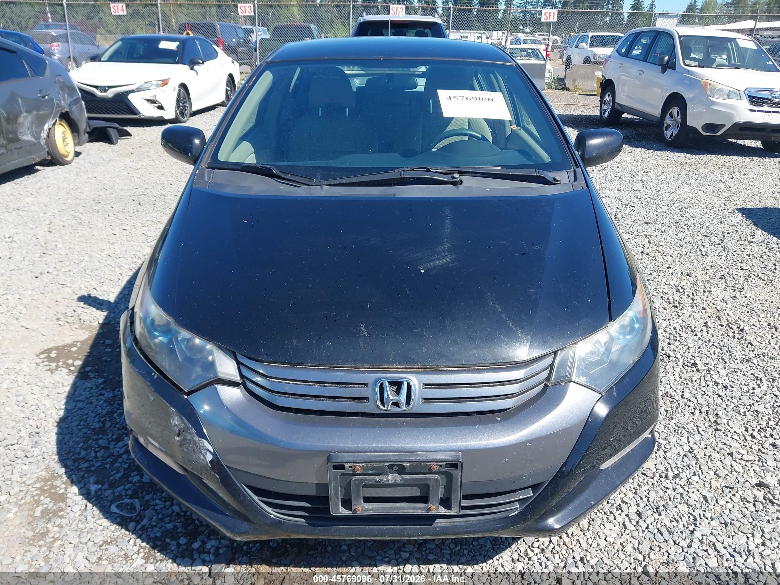 2010 Honda Insight Lx Black vin: JHMZE2H52AS000641