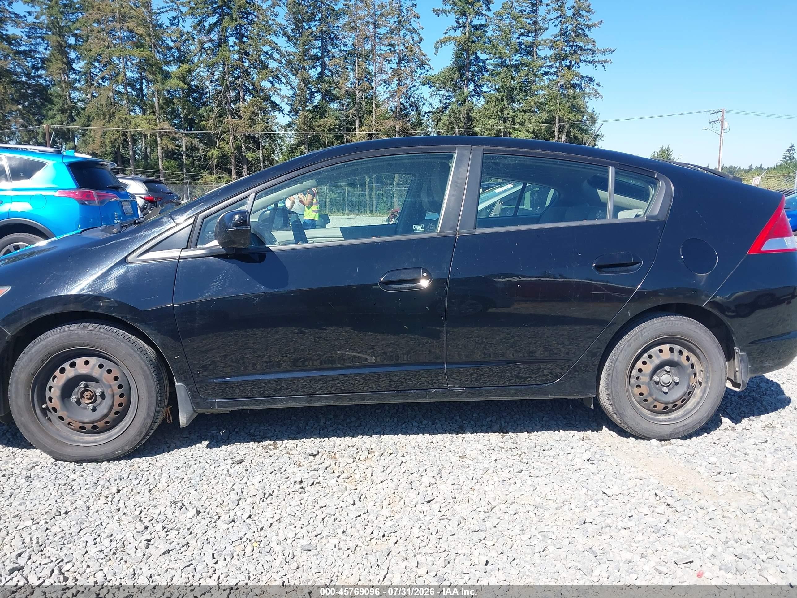 2010 Honda Insight Lx Black vin: JHMZE2H52AS000641