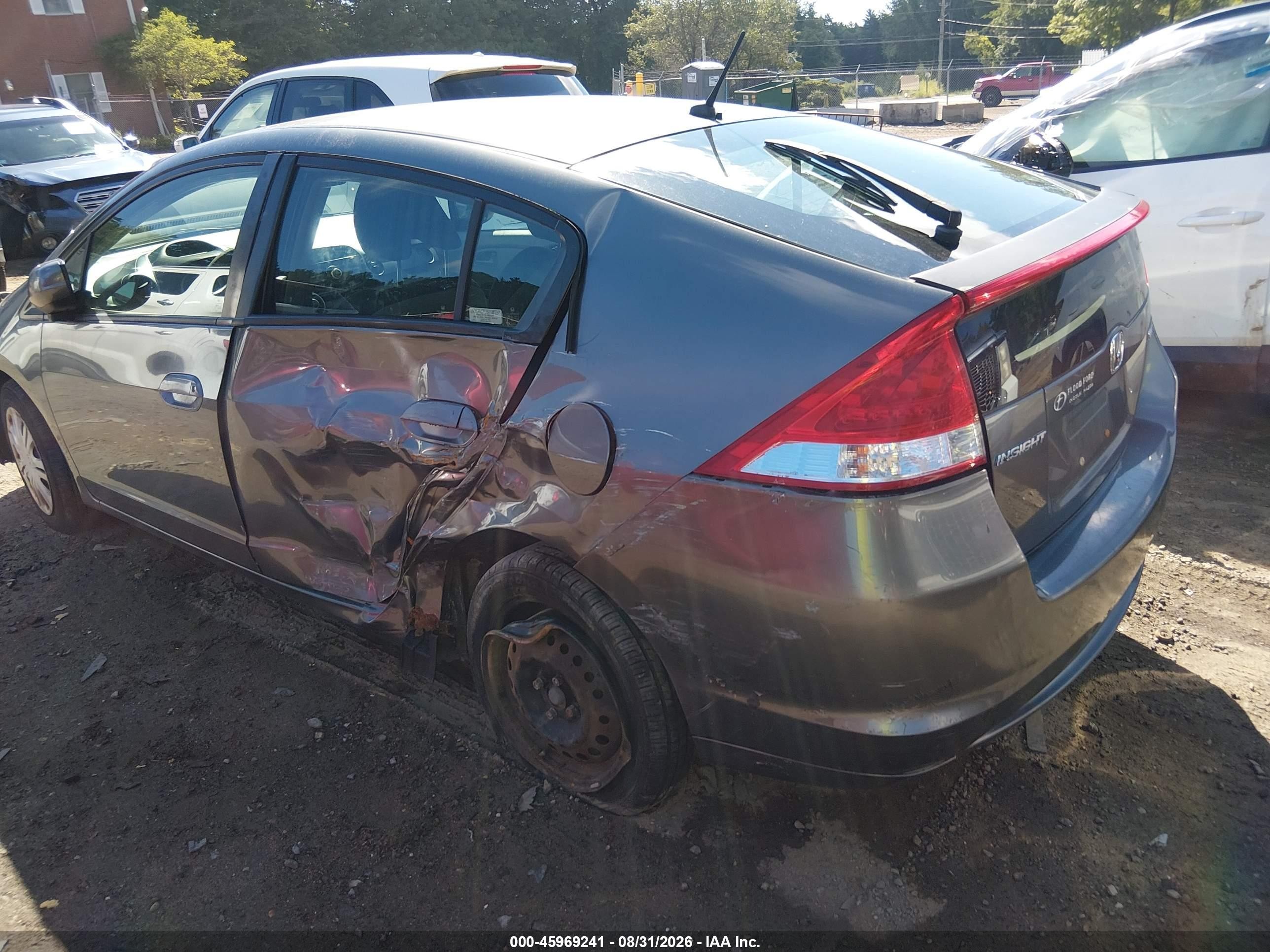 2010 Honda Insight Lx Бежевый vin: JHMZE2H52AS018542