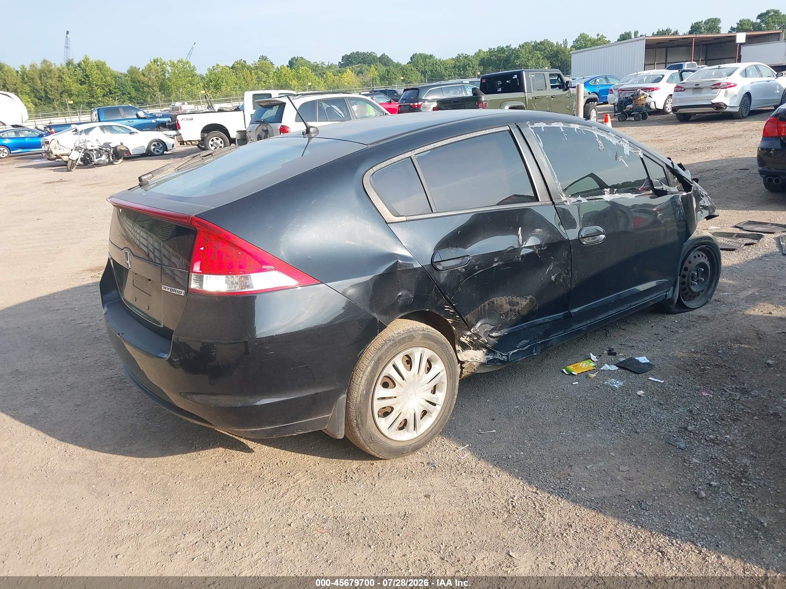2010 Honda Insight Lx Black vin: JHMZE2H52AS021182