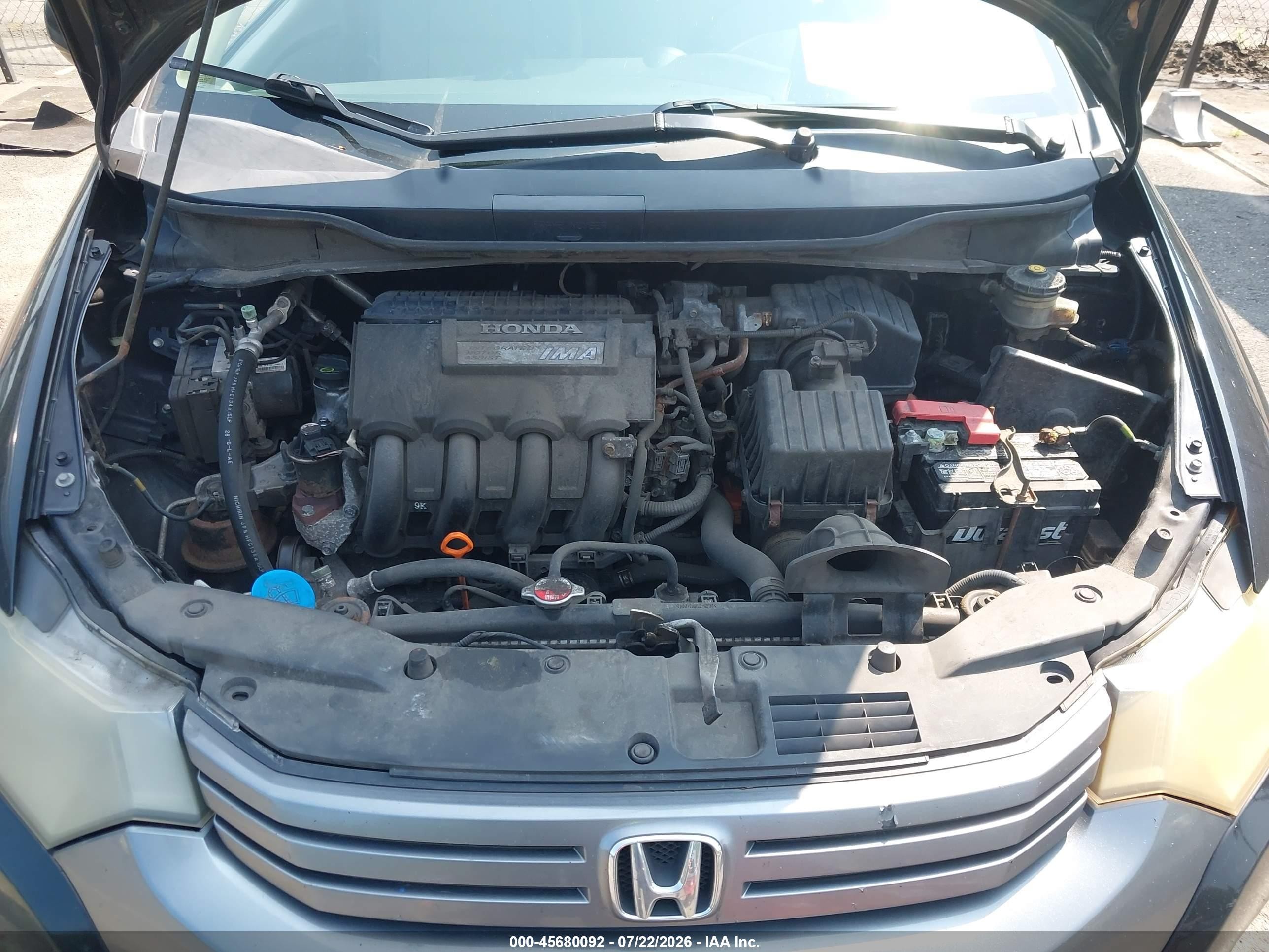 2010 Honda Insight Lx Black vin: JHMZE2H52AS022266