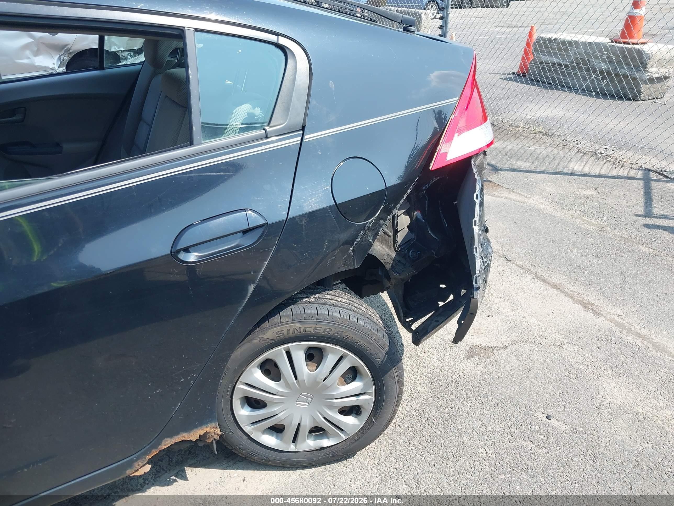 2010 Honda Insight Lx Black vin: JHMZE2H52AS022266